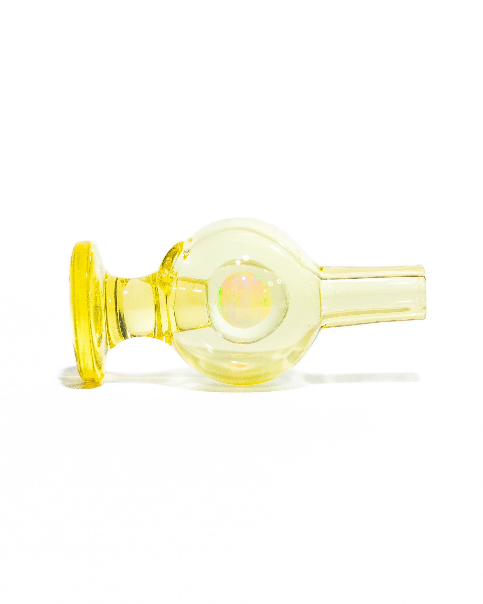 Soup Glass - 6mm Bubble Cap - Light Yellow (CFL)