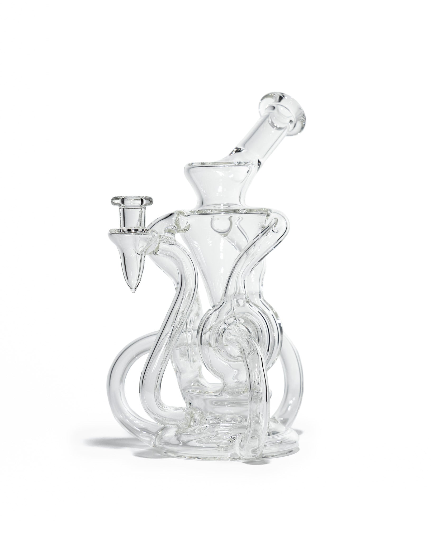 OTW - Triple Donut Triple Drain Recycler (QTDTDR) - Clear