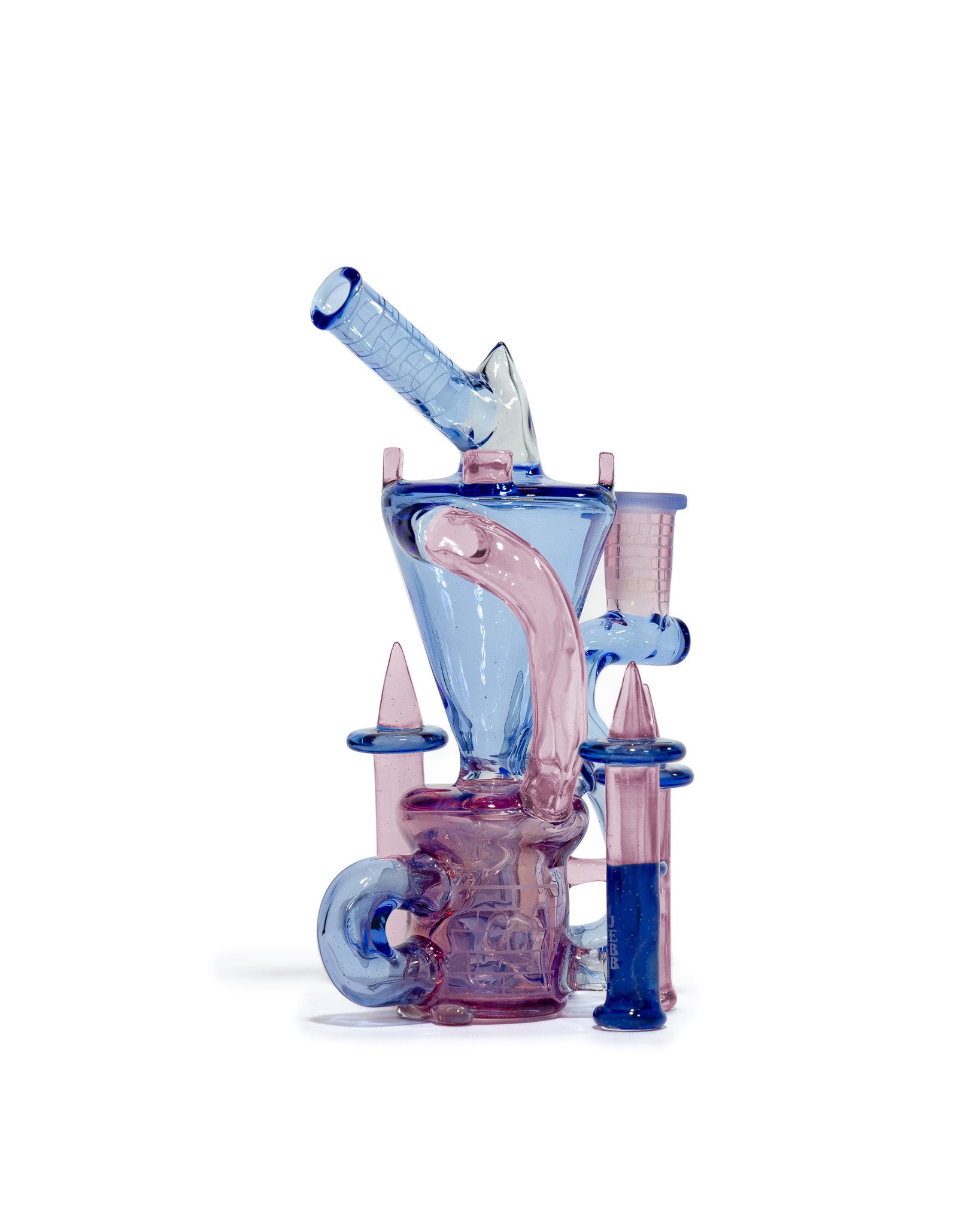 Jebb Glass - Medium Klein Castle Recycler - Voodoo x Blue Dream (CFL) 1/1