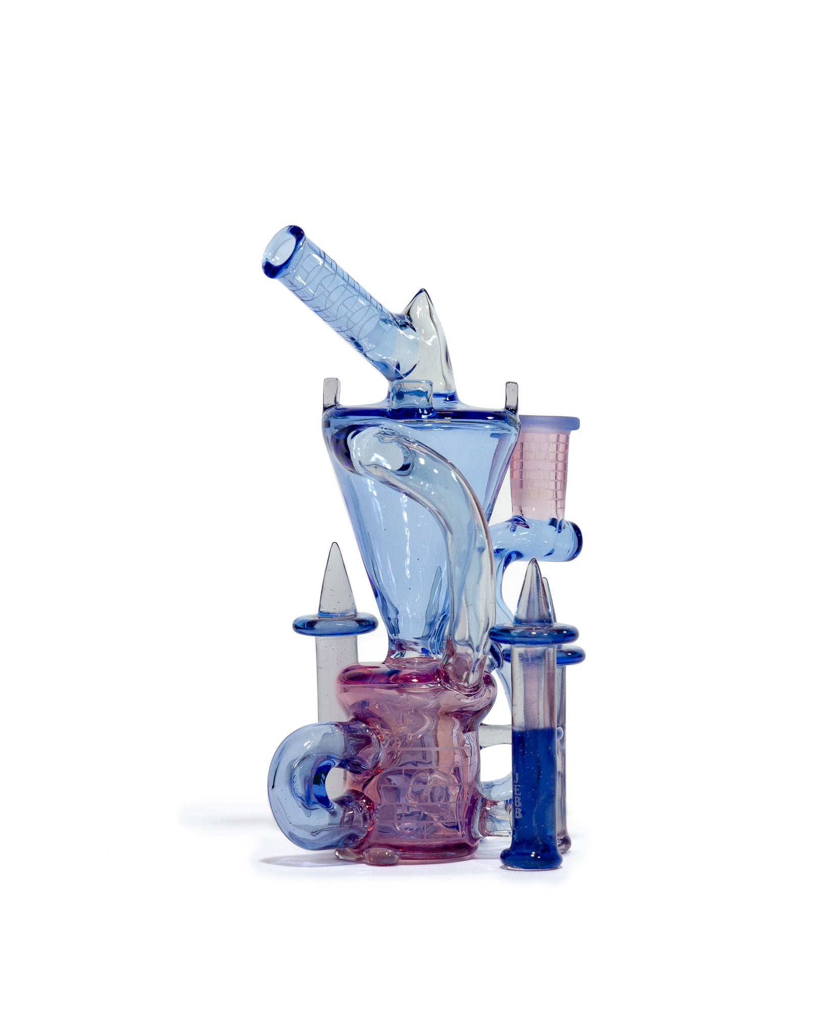 Jebb Glass - Medium Klein Castle Recycler - Voodoo x Blue Dream (CFL) 1/1