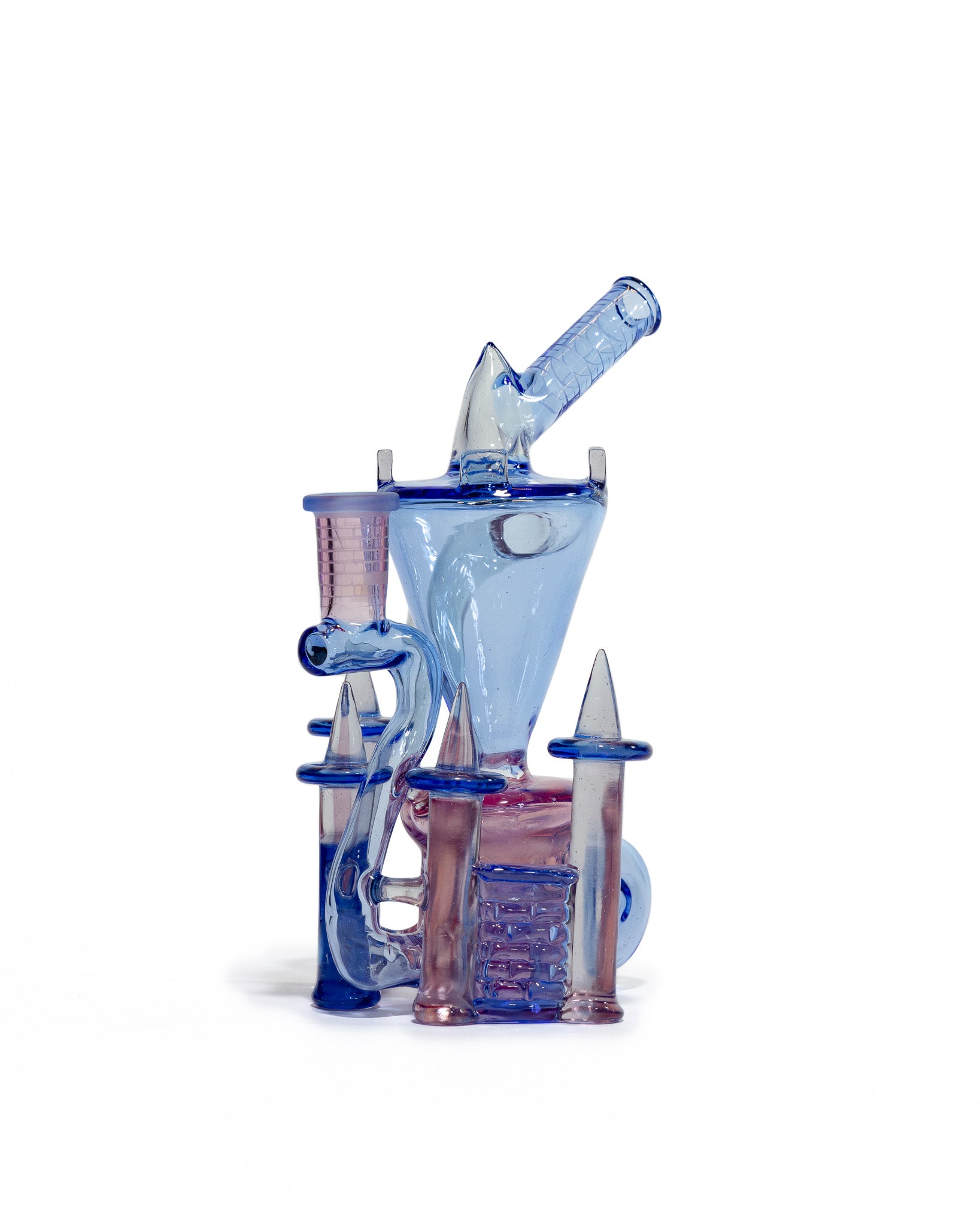 Jebb Glass - Medium Klein Castle Recycler - Voodoo x Blue Dream (CFL) 1/1