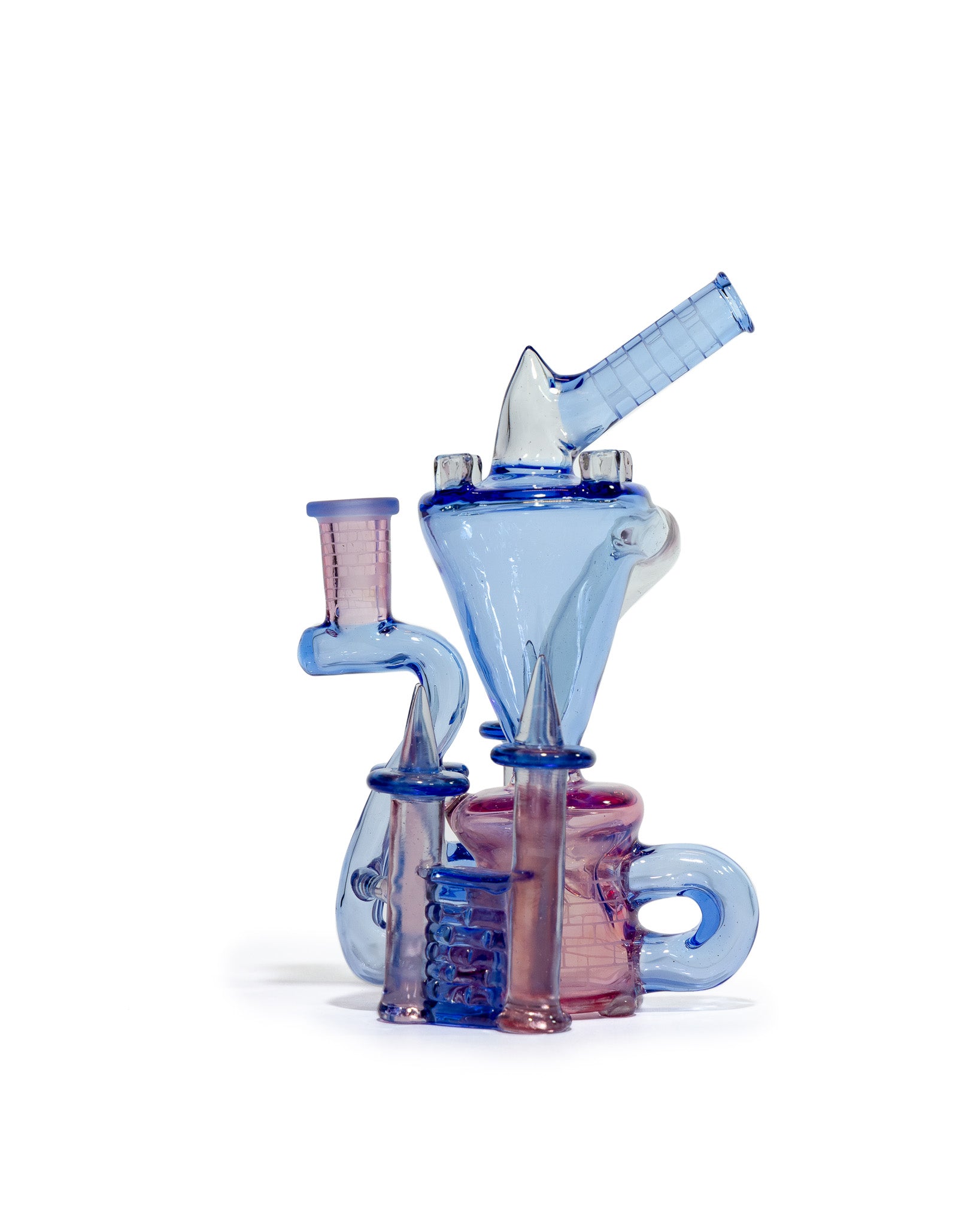 Jebb Glass - Medium Klein Castle Recycler - Voodoo x Blue Dream (CFL) 1/1