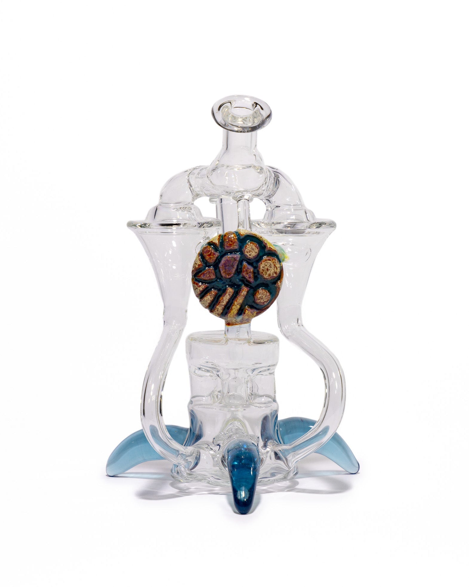 Prophecy Glass - Dual Uptake Recycler - Clear/Blue