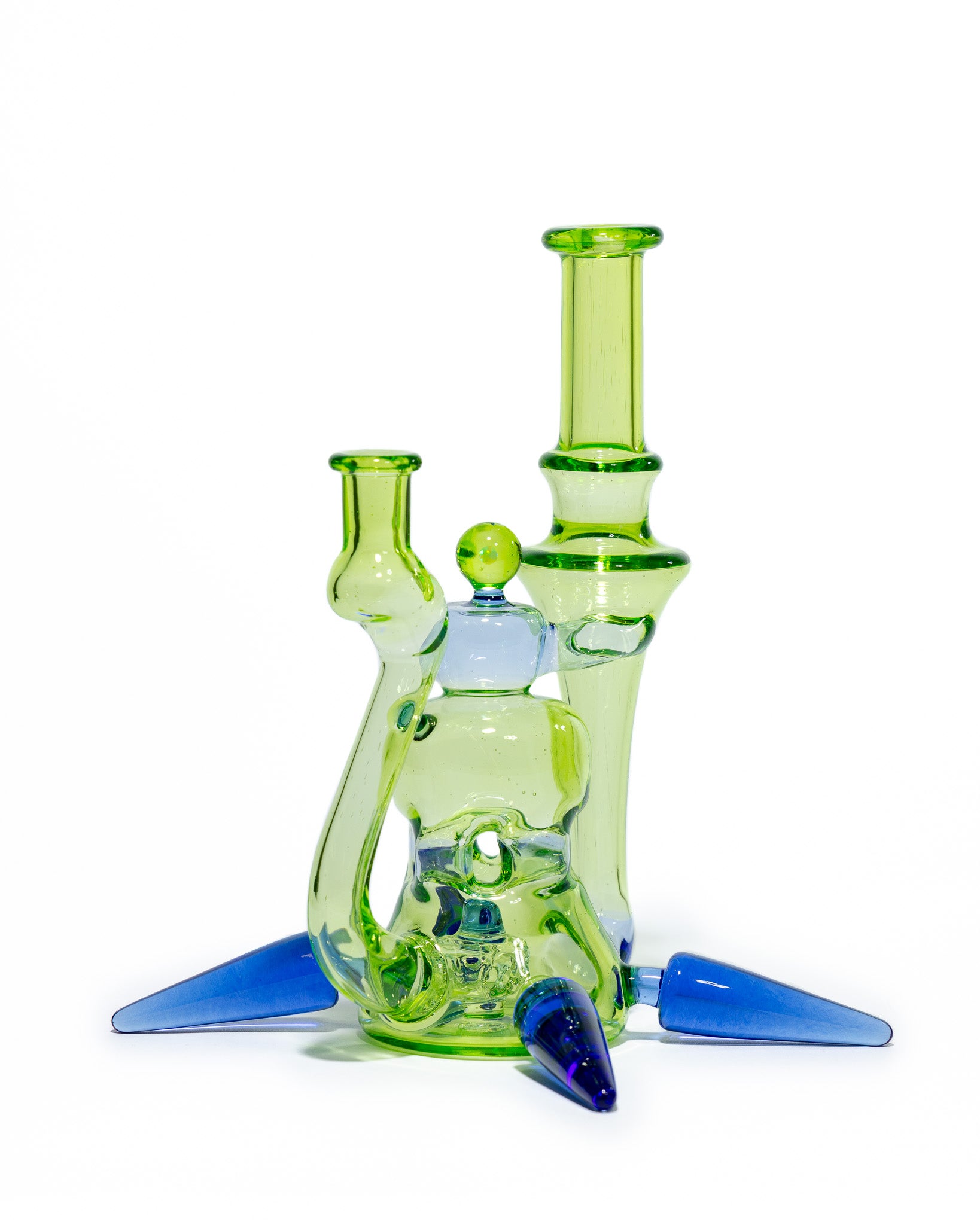 Prophecy Glass - Single Uptake Recycler - Atlantis/Blue