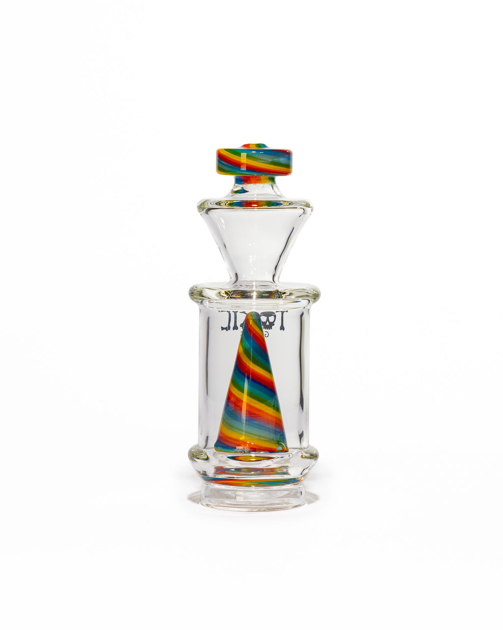 Toxic Glass - Puffco Attachment - Color Twist Cone