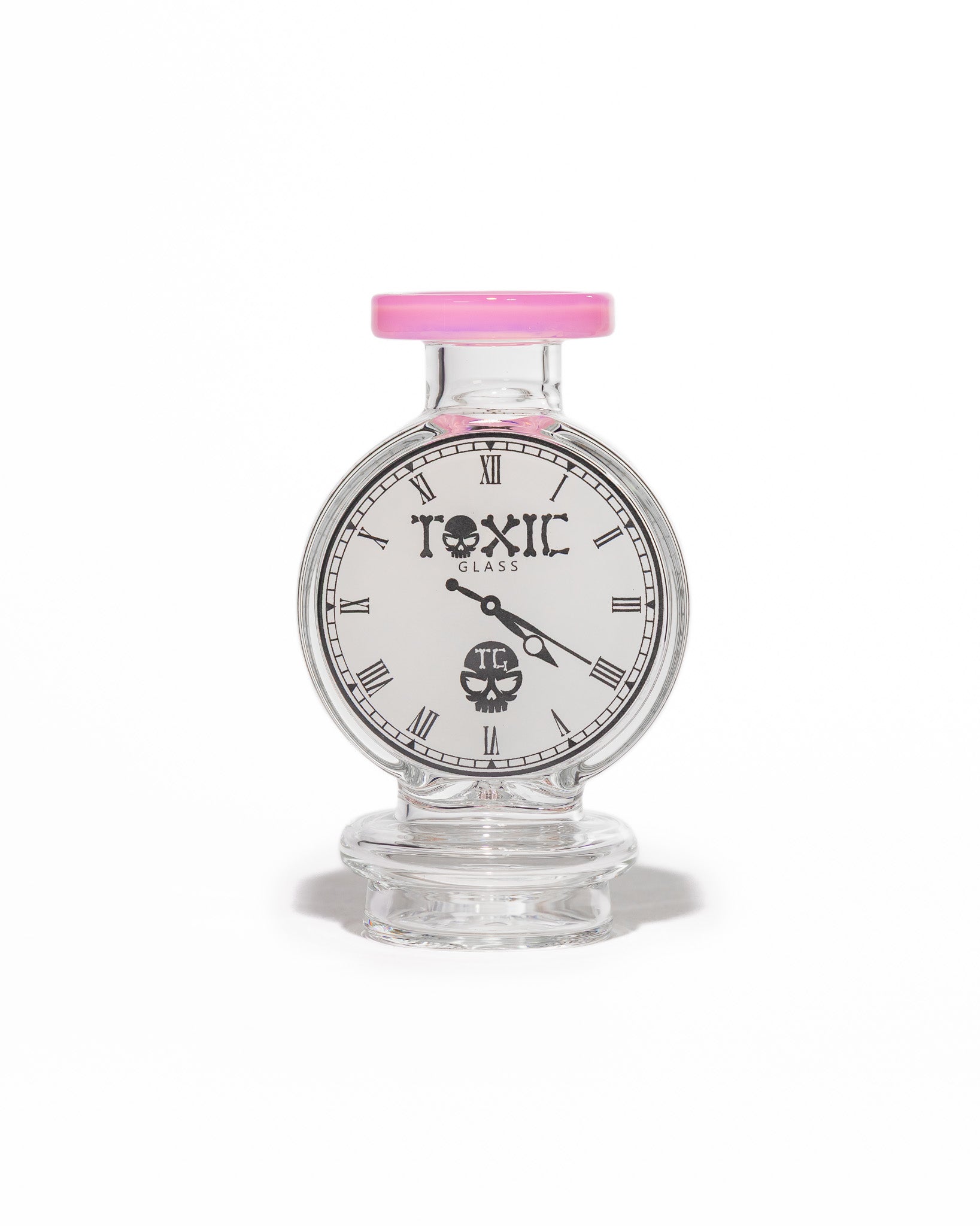 Toxic Glass - Puffco Attachment - 420 Clock