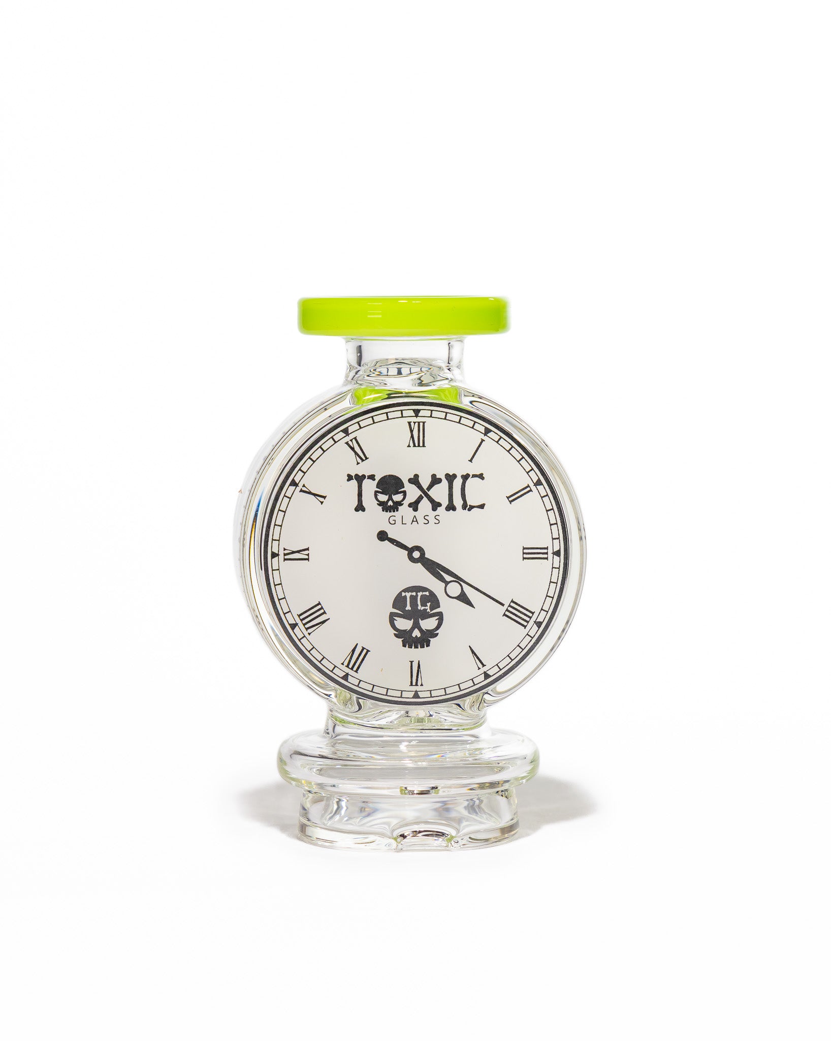 Toxic Glass - Puffco Attachment - 420 Clock