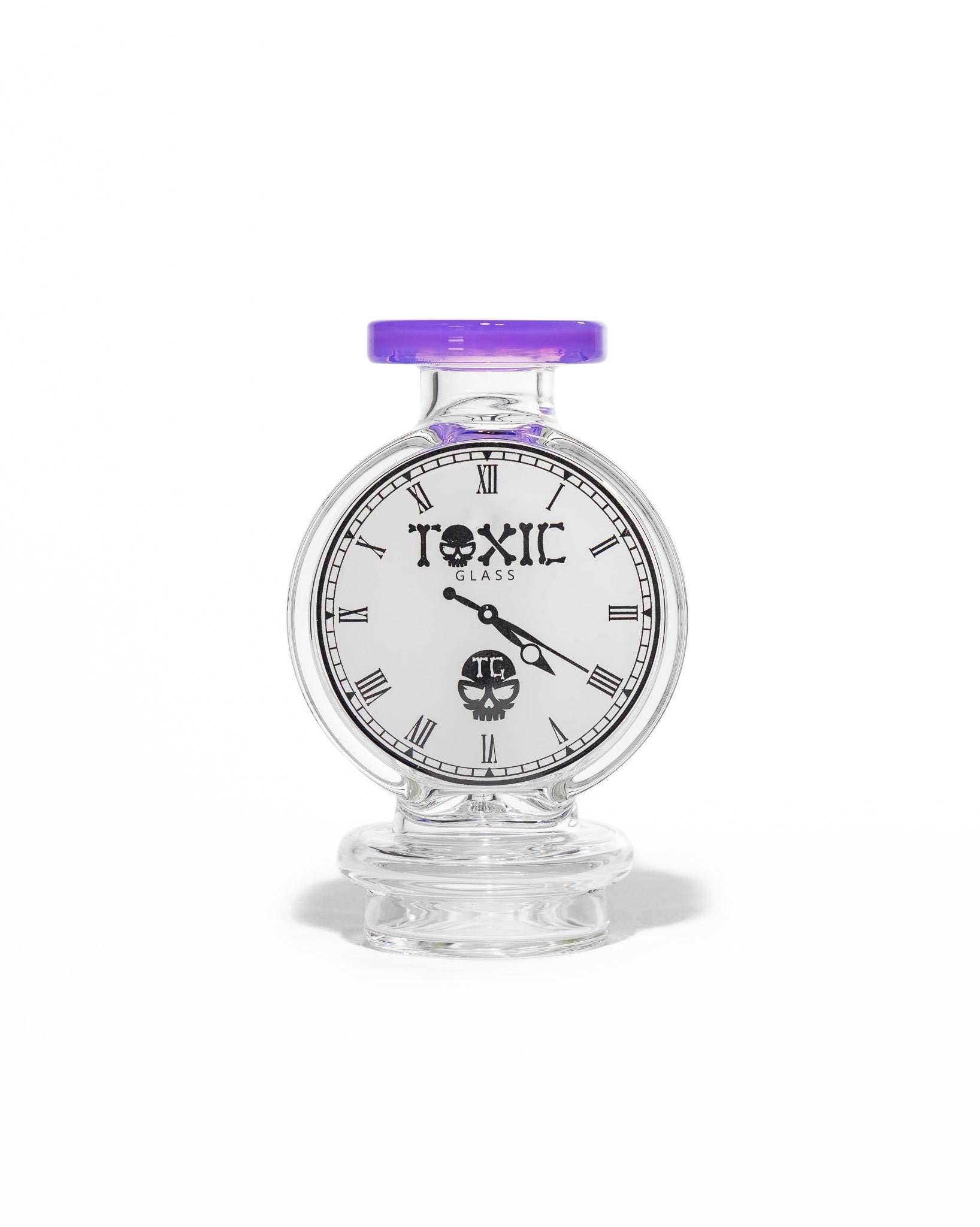 Toxic Glass - Puffco Attachment - 420 Clock
