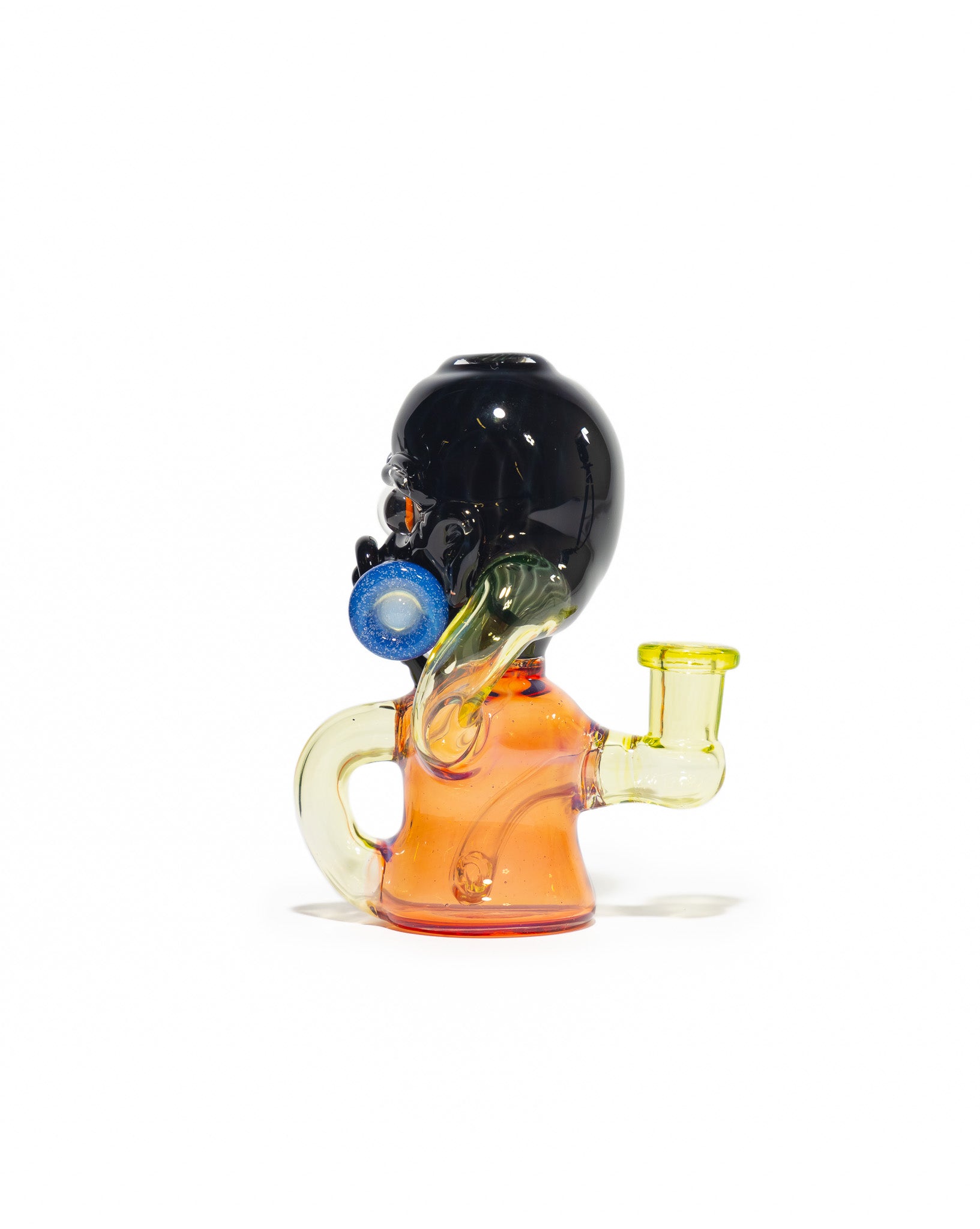 Mango Glass - Engineer Recycler - Blue & Orange