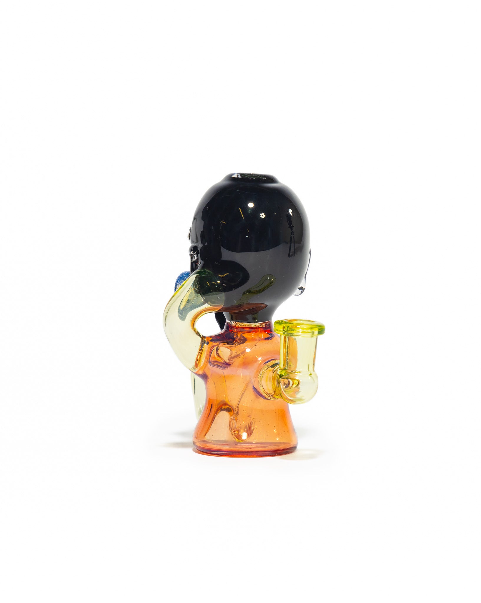 Mango Glass - Engineer Recycler - Blue & Orange