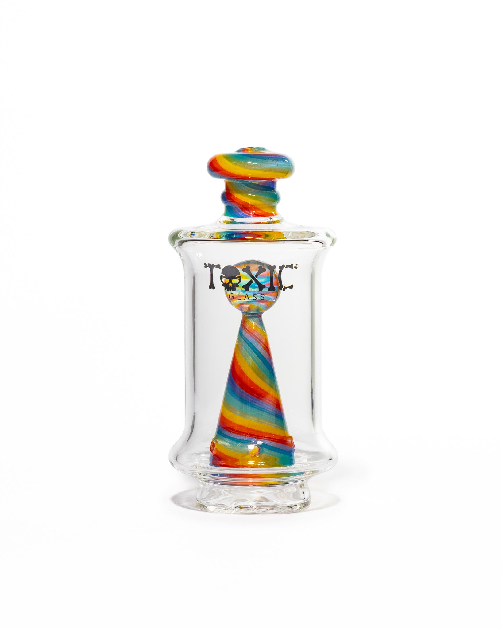 Toxic Glass - Puffco Attachment - Candyland Twist Cone