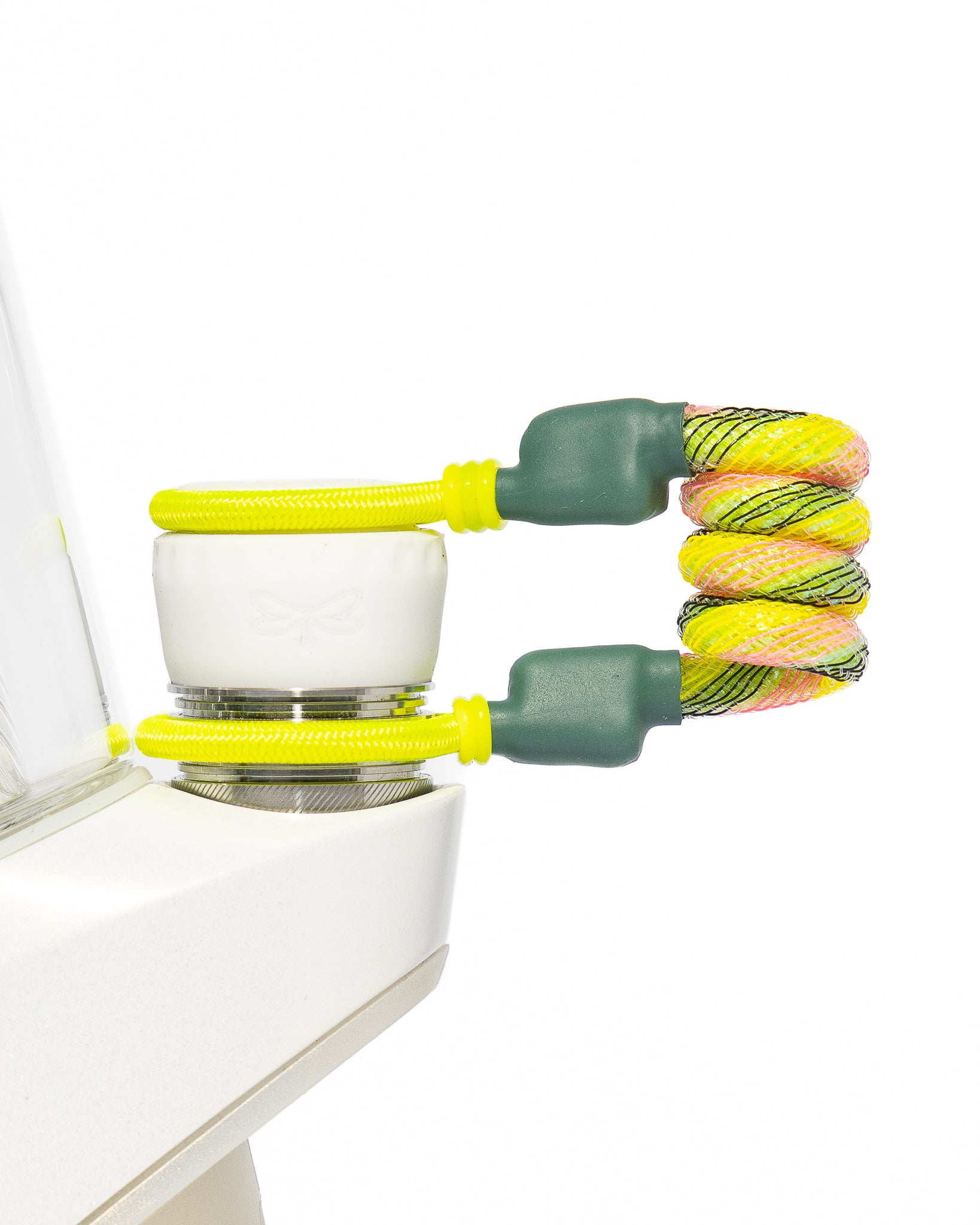 Tuff Tether - Coil Tether - Watermelon Rind (UV)