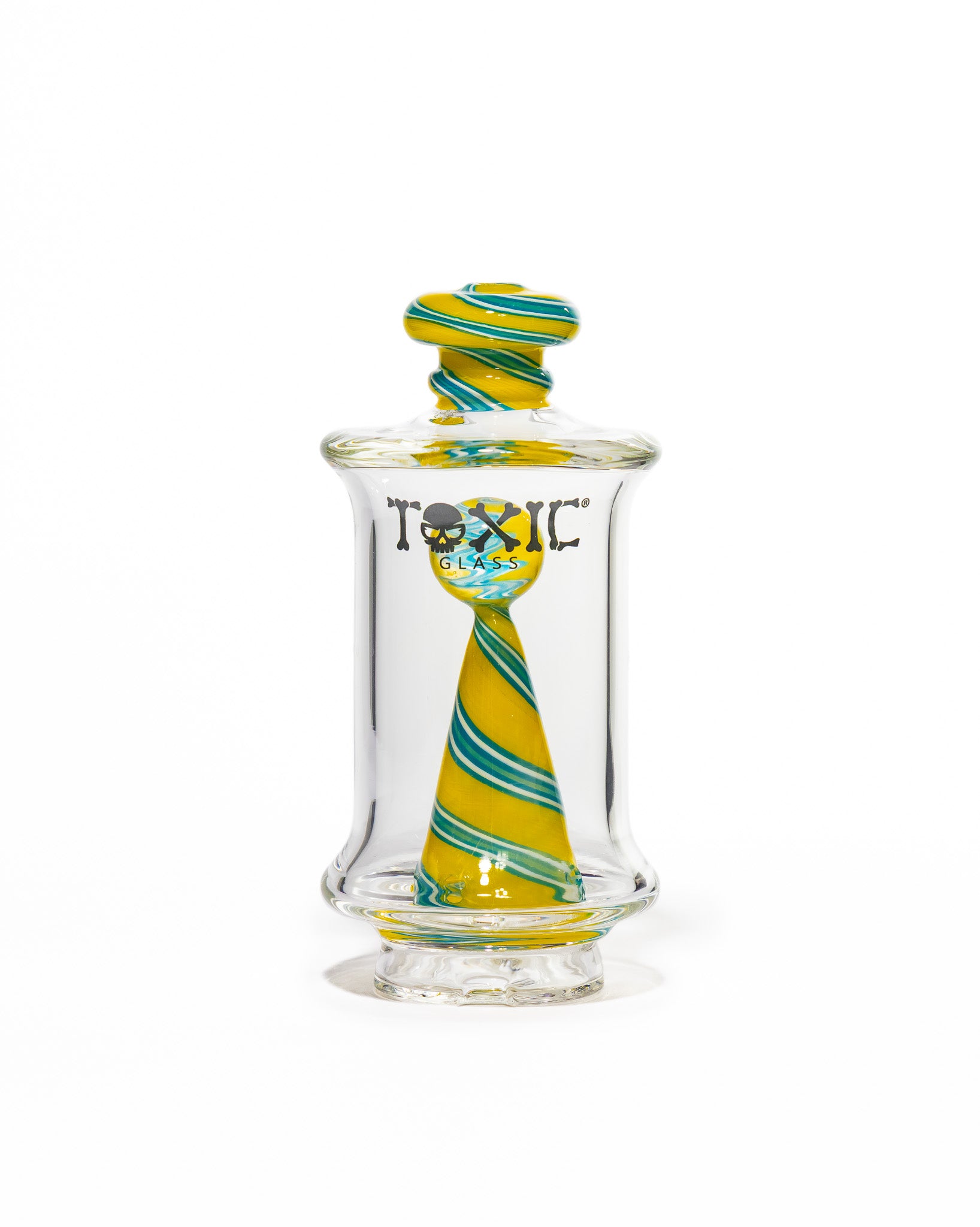 Toxic Glass - Puffco Attachment - Candyland Twist Cone