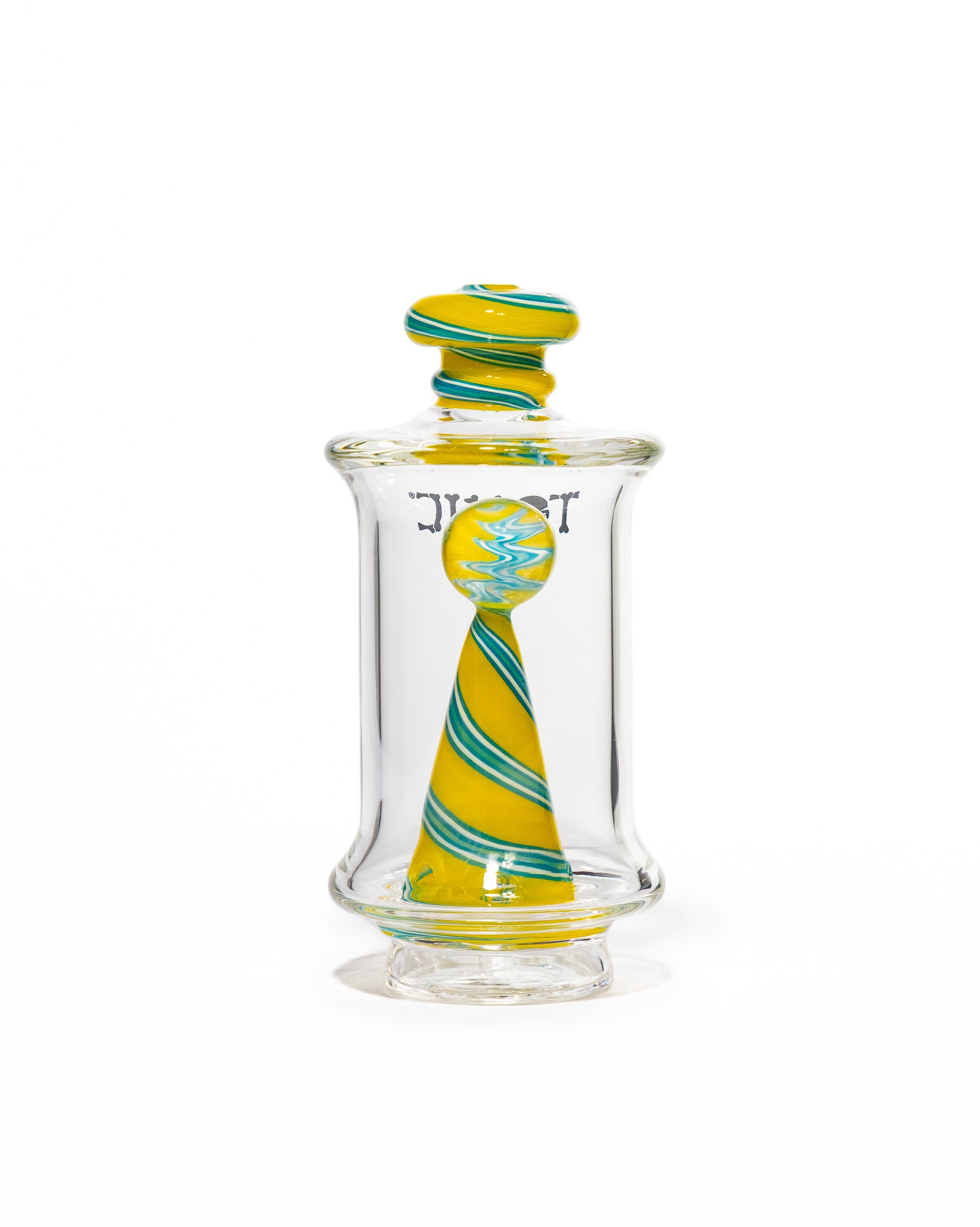Toxic Glass - Puffco Attachment - Candyland Twist Cone