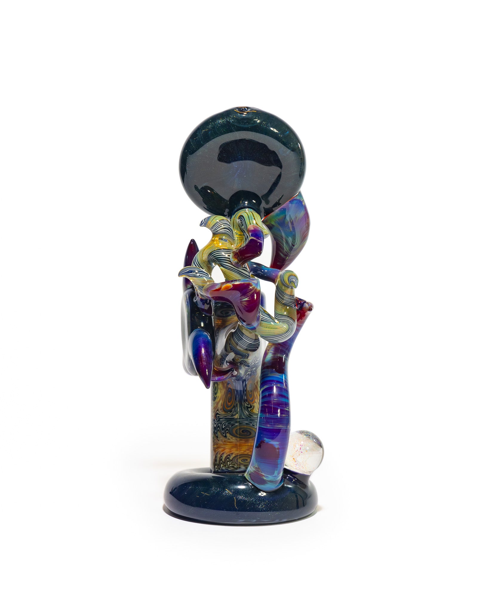 Portal Glass - Dewar - Blue, Purple and White