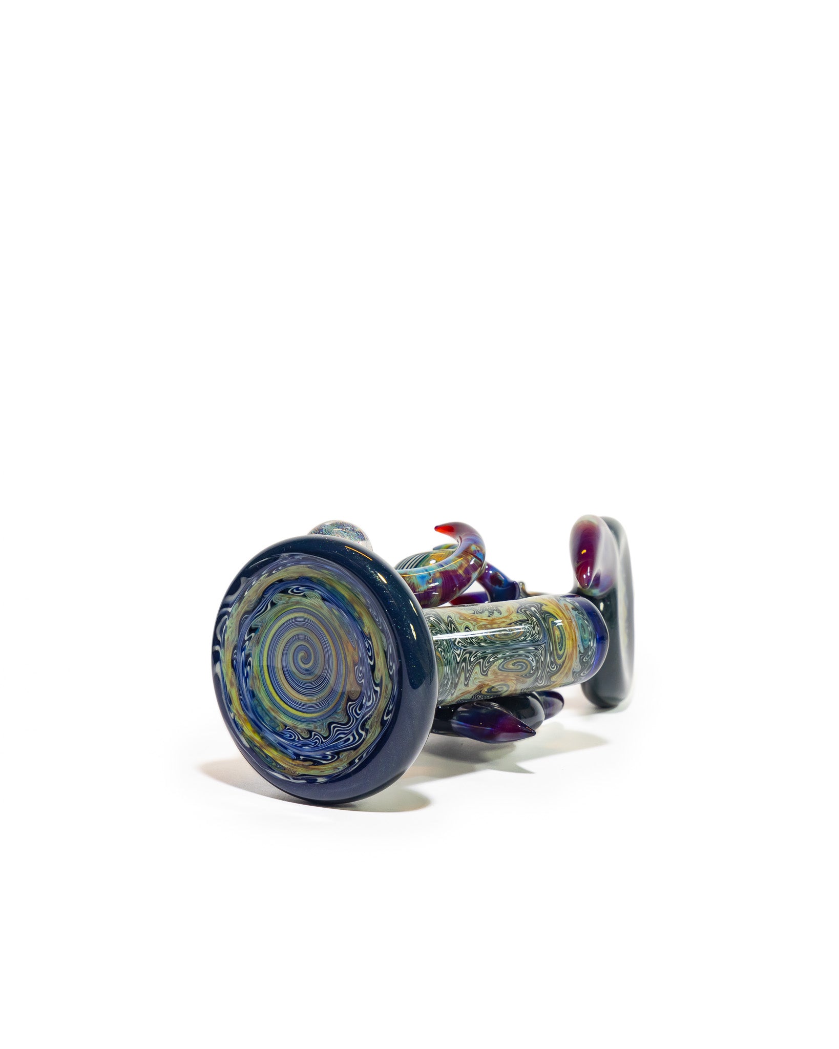 Portal Glass - Dewar - Blue, Purple and White