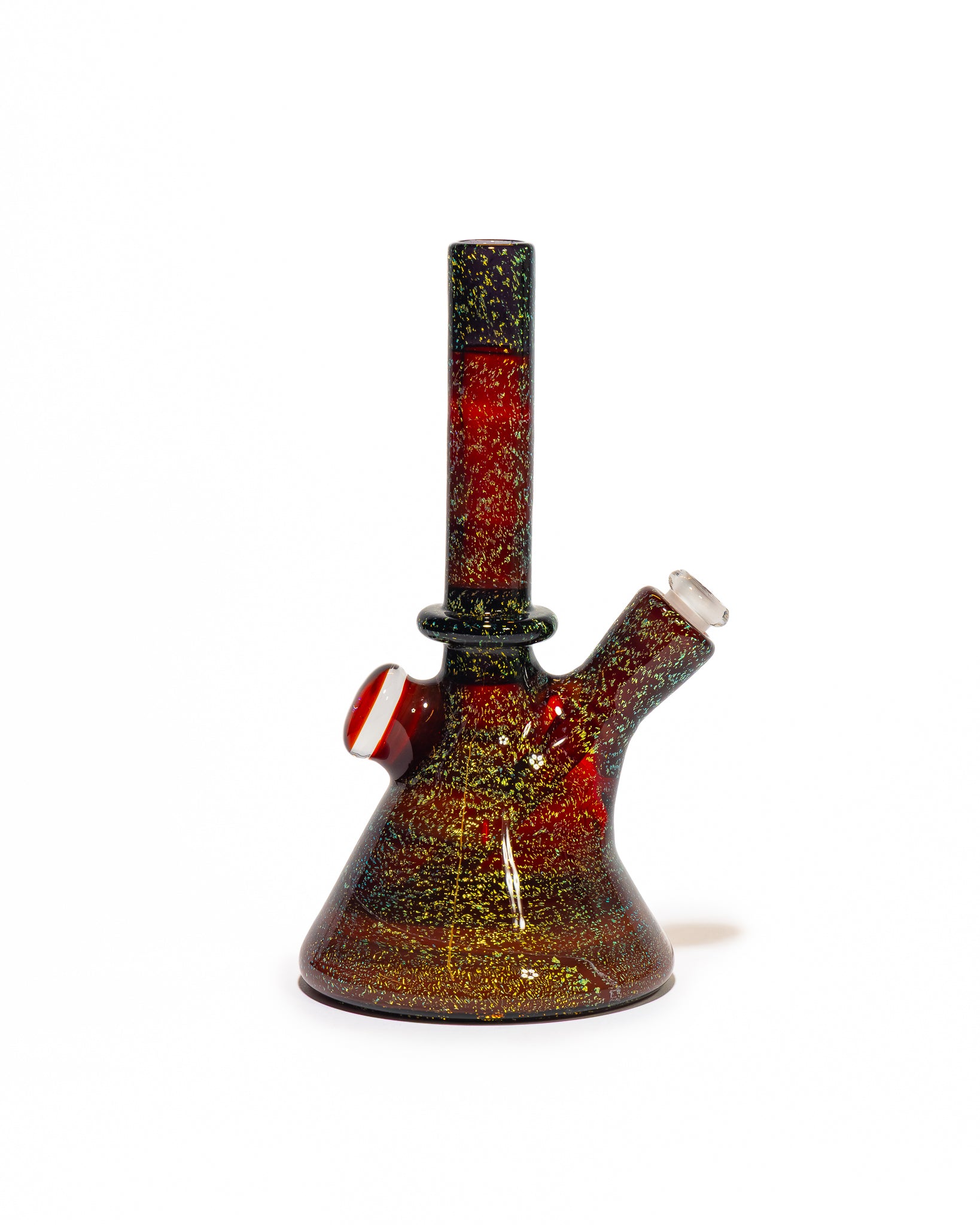 W.C. Stearns - Beaker Jammer - Red & Gold Shimmer