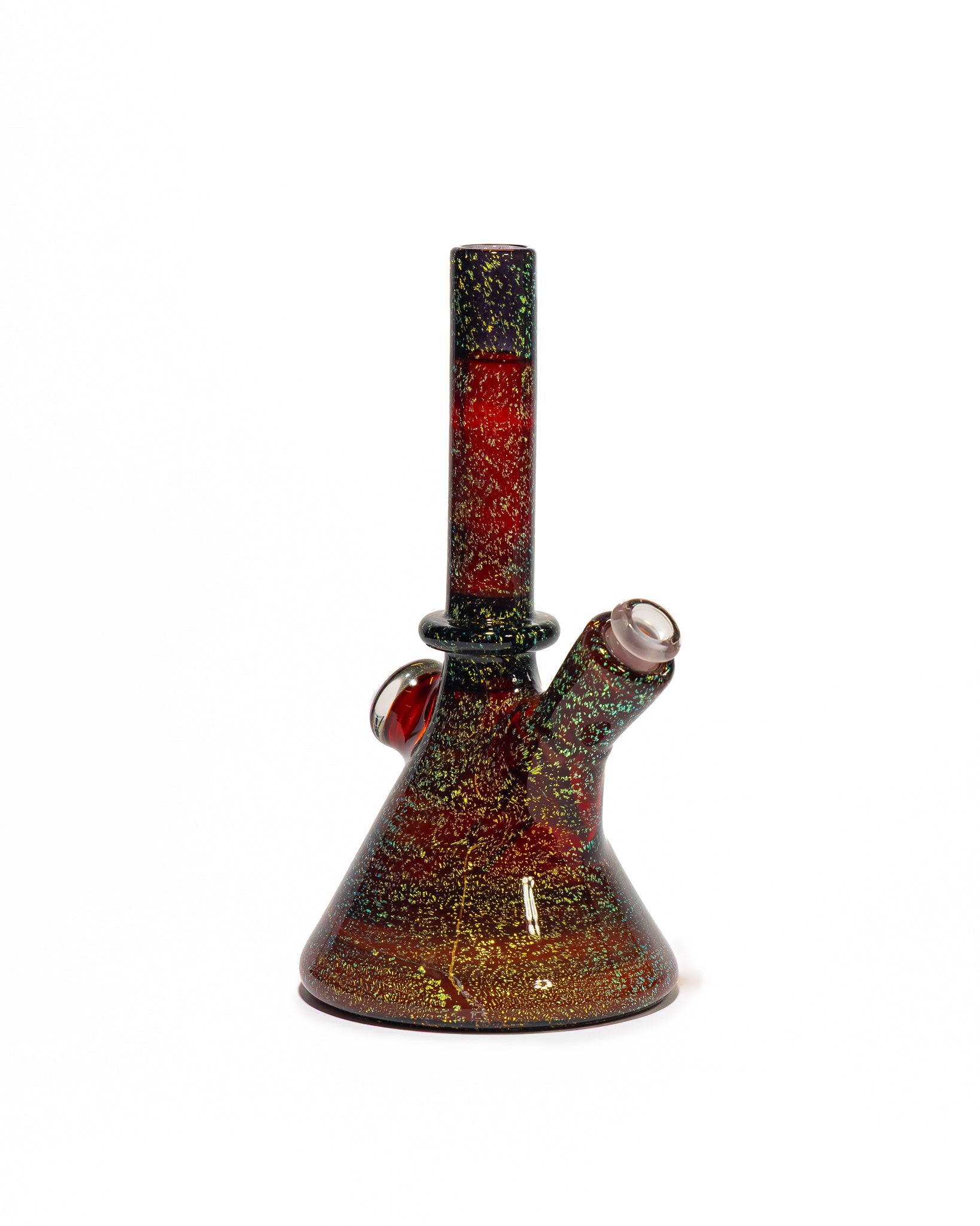 W.C. Stearns - Beaker Jammer - Red & Gold Shimmer