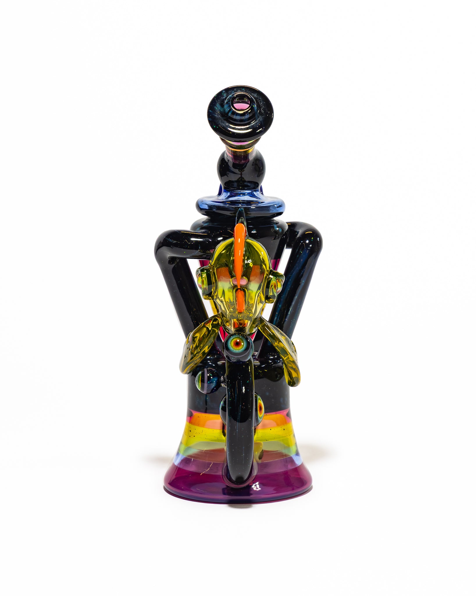 Big Z x RJ Glass - Collab Rainbow Toucan Recycler