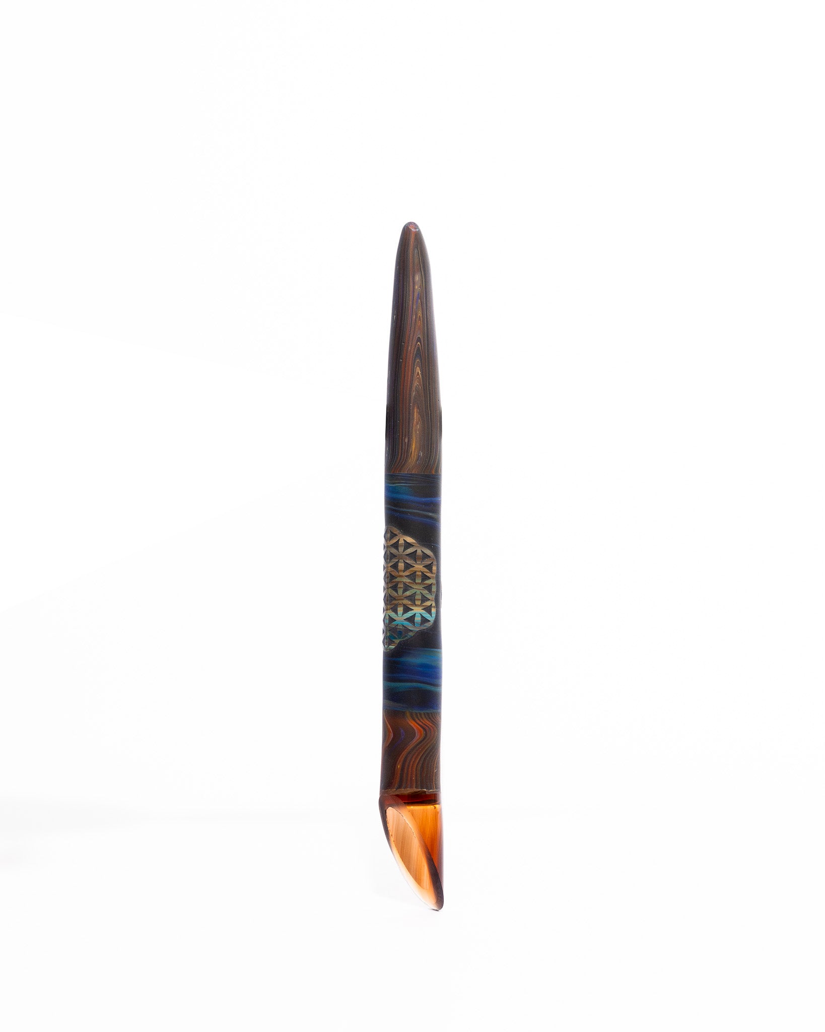Dawg House Glass - Shovel Tool - Flower of Life