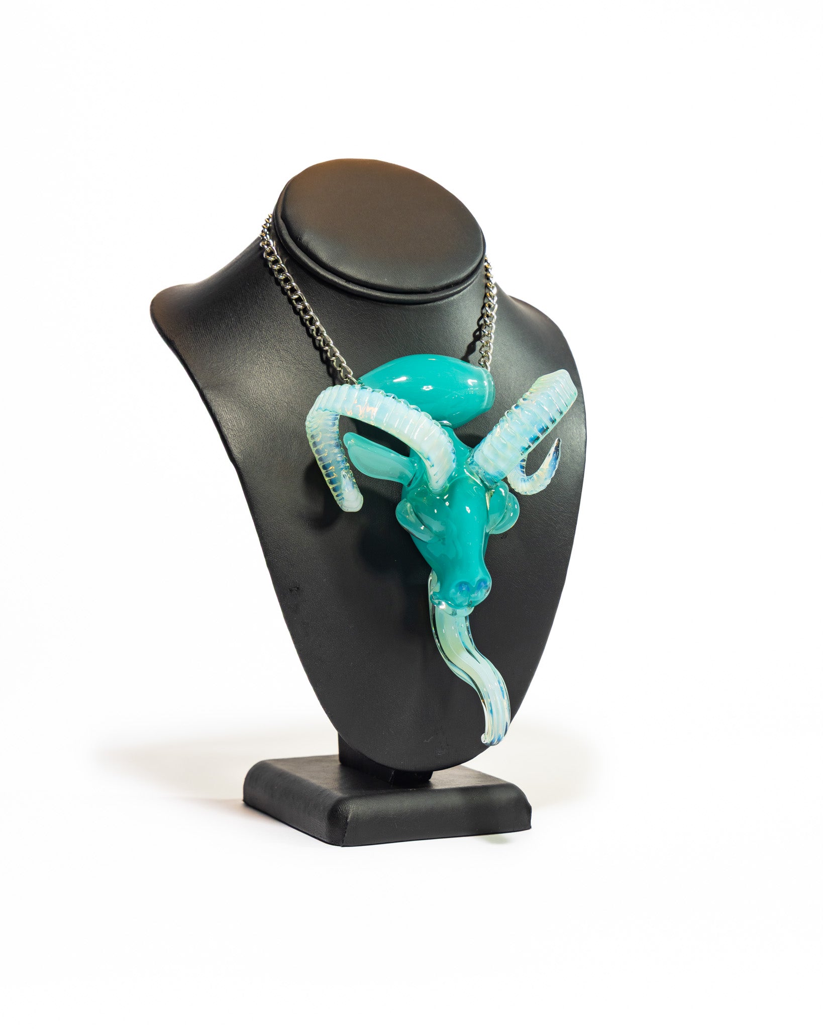 Matt Robertson - Ice Blue Goat Head Pendant