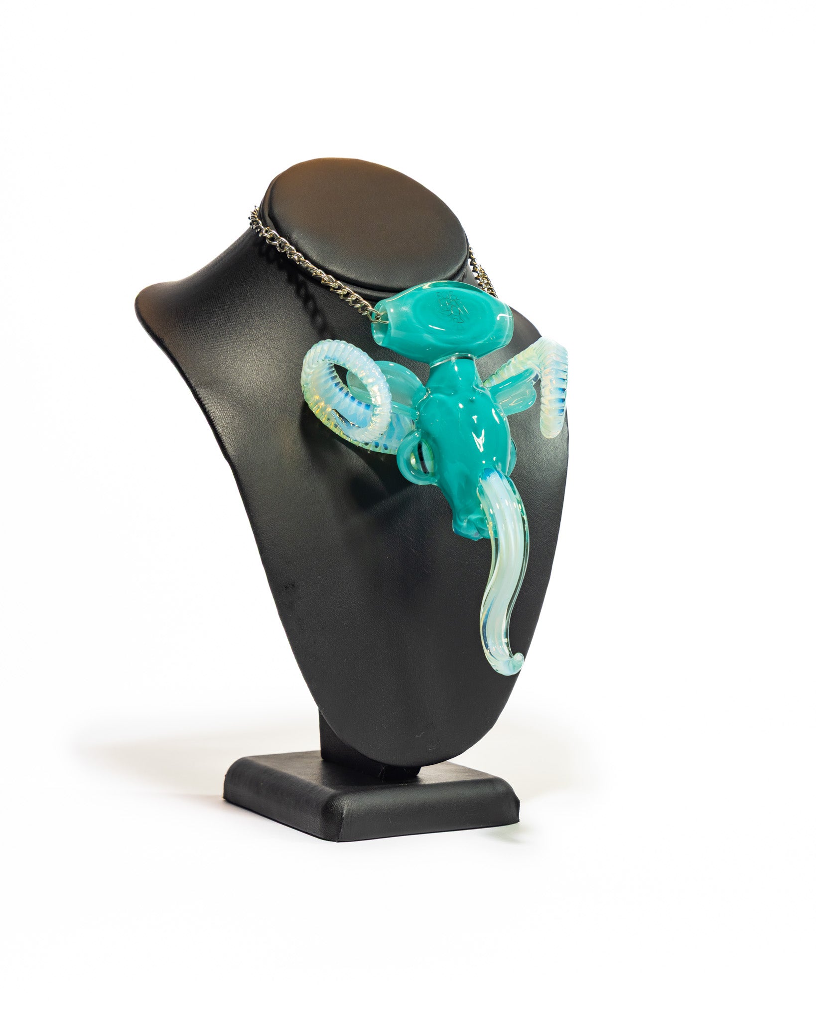 Matt Robertson - Ice Blue Goat Head Pendant