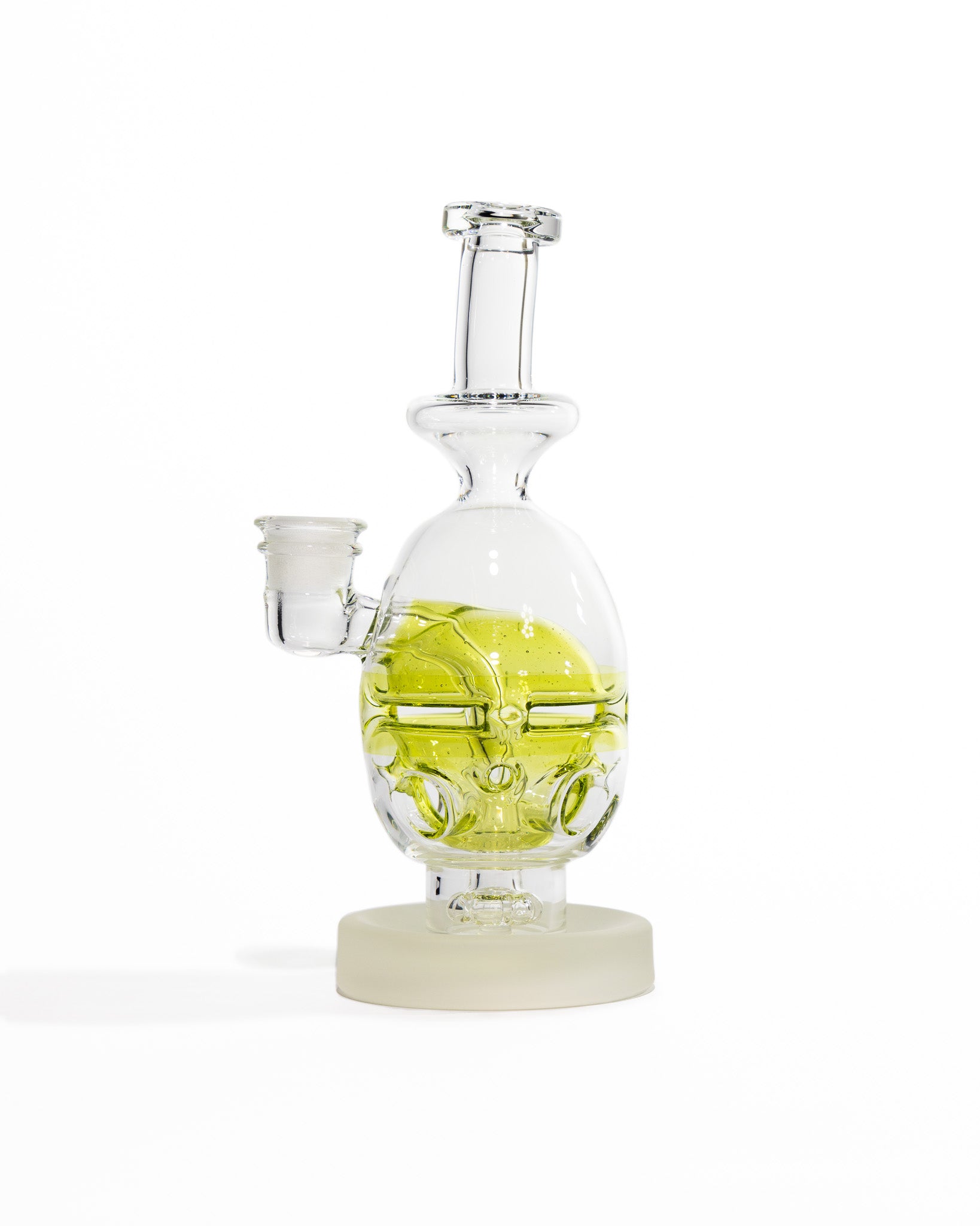 Miner Glass - Fab Egg - Yellow & Frosted Base (CFL)