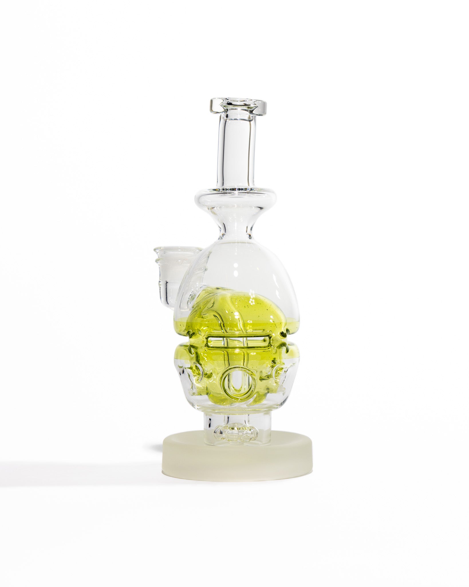Miner Glass - Fab Egg - Yellow & Frosted Base (CFL)