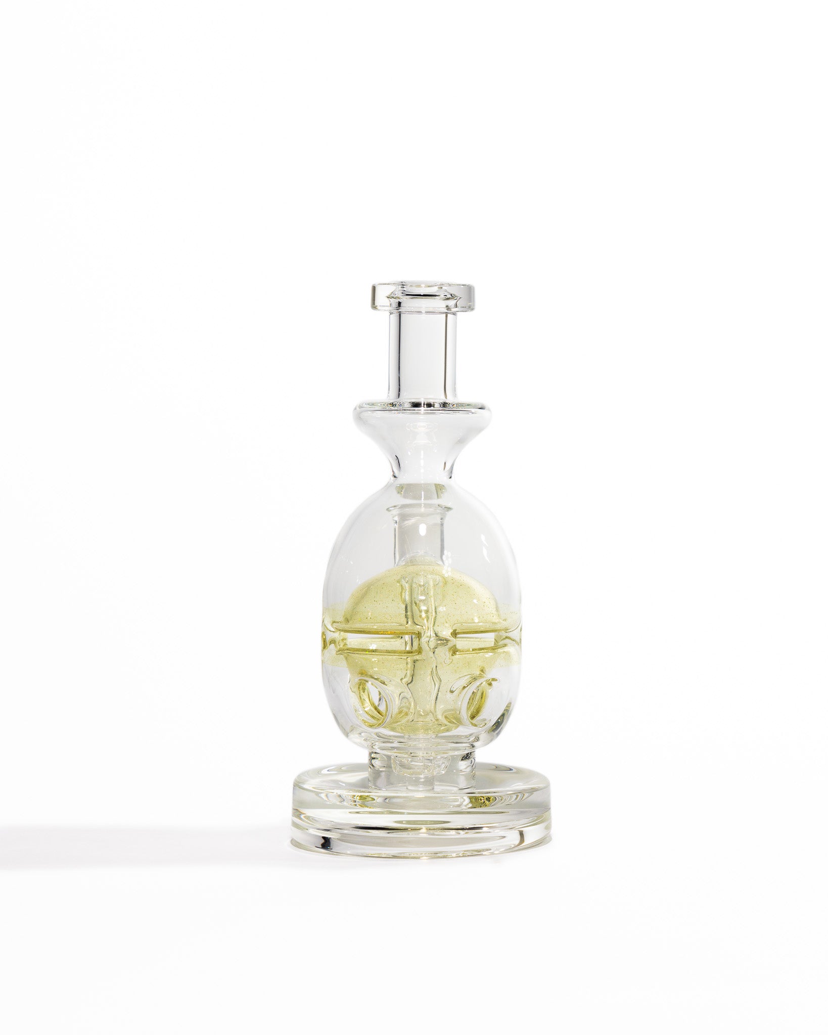 Miner Glass - Fab Egg - Clear & Yellow (CFL)