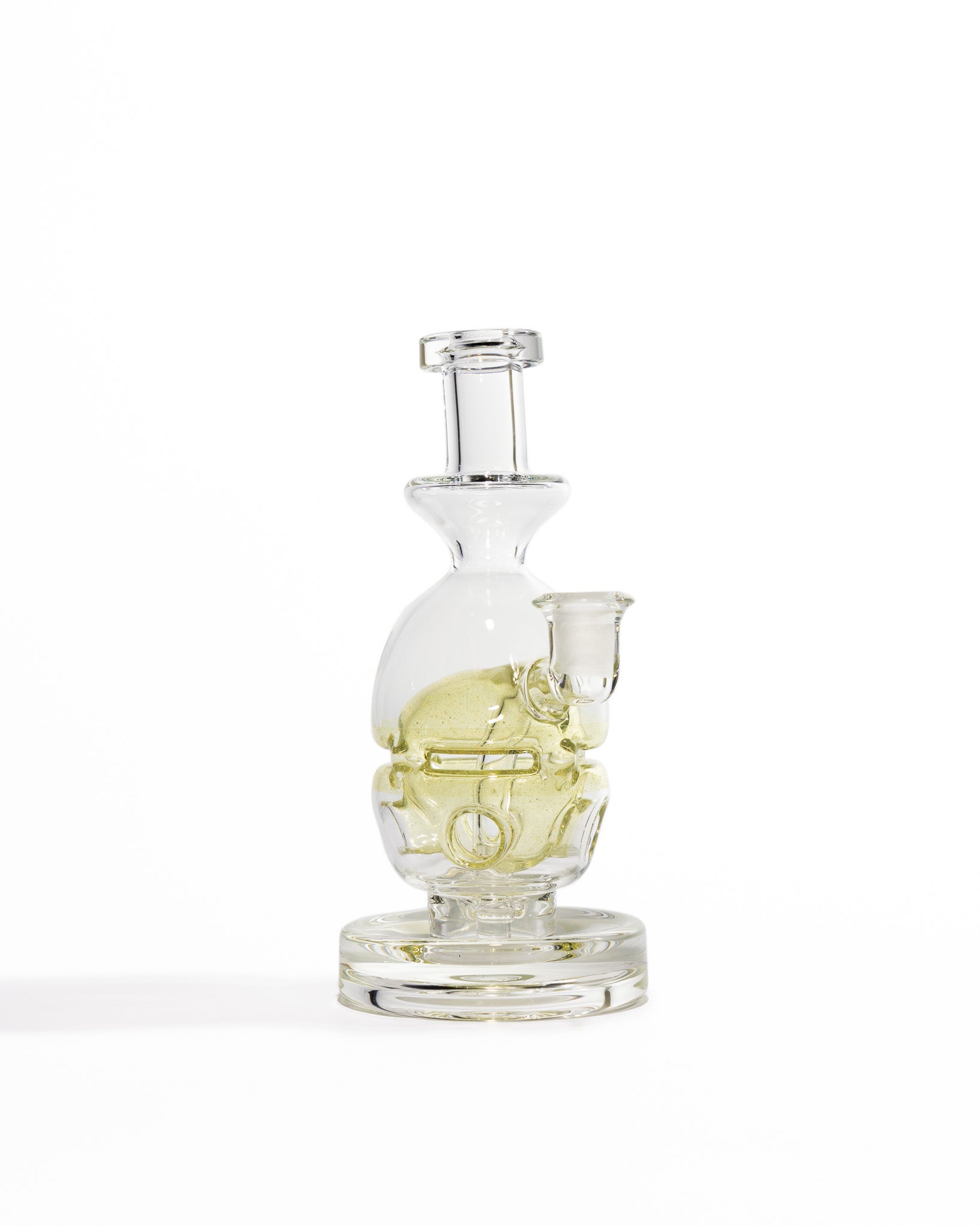 Miner Glass - Fab Egg - Clear & Yellow (CFL)