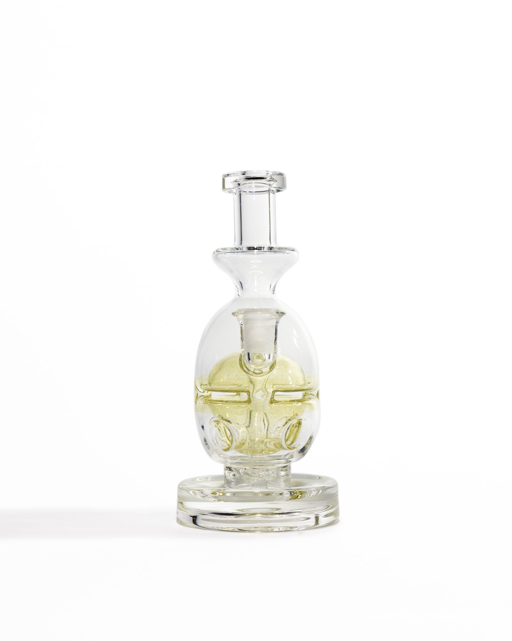 Miner Glass - Fab Egg - Clear & Yellow (CFL)