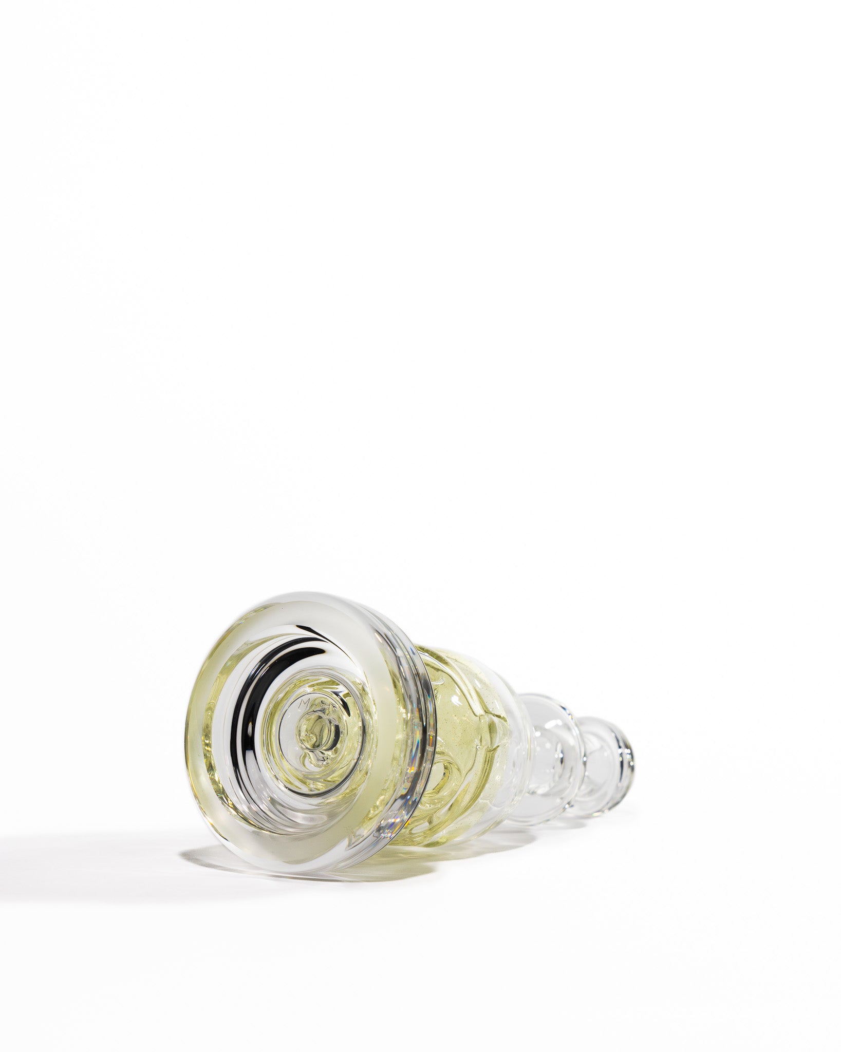 Miner Glass - Fab Egg - Clear & Yellow (CFL)