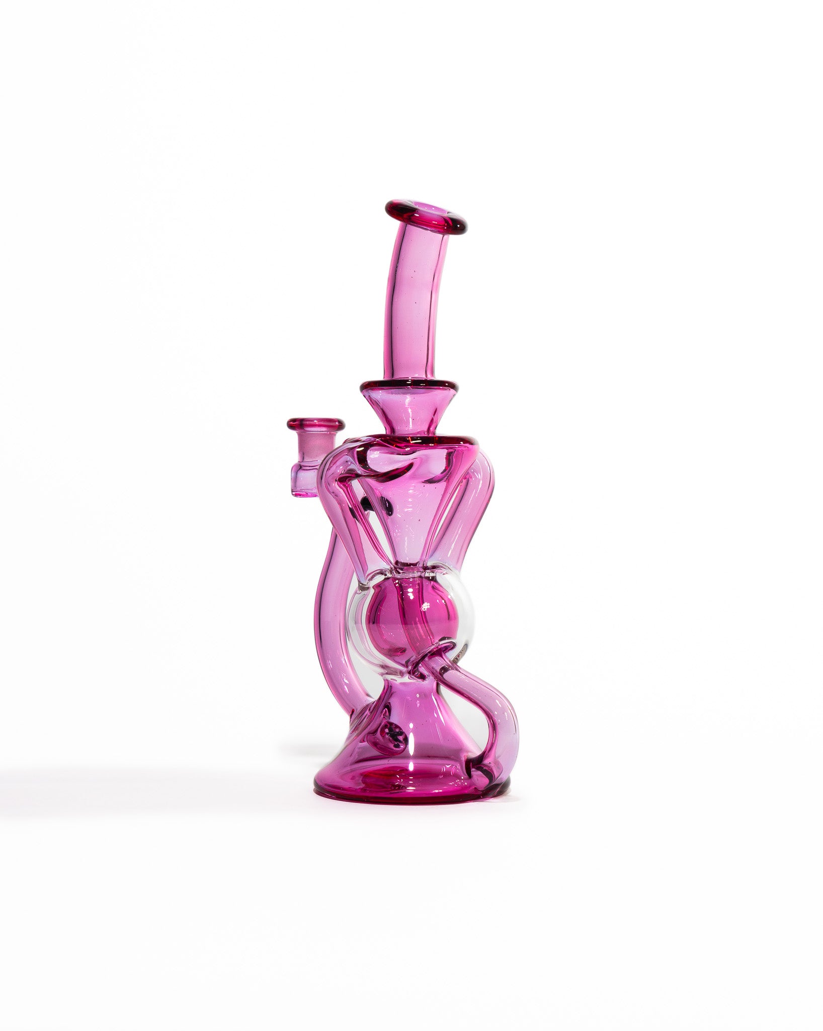 Blew Glass - Dual Uptake Recycler - Pink