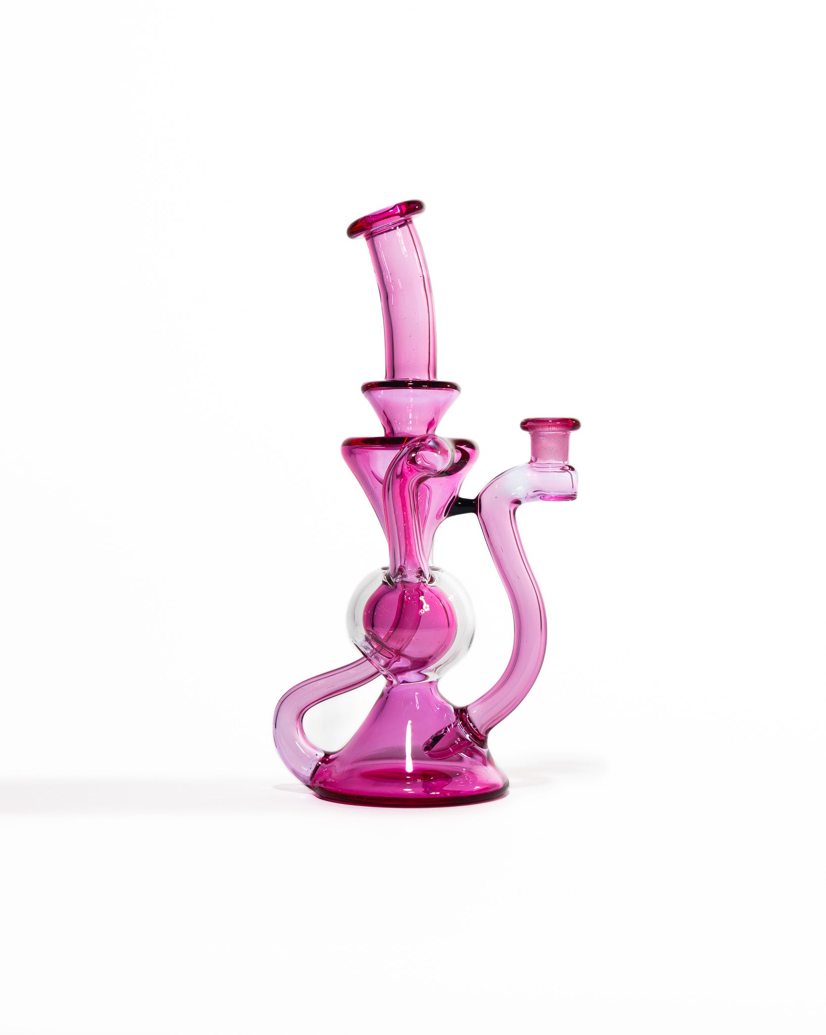 Blew Glass - Dual Uptake Recycler - Pink