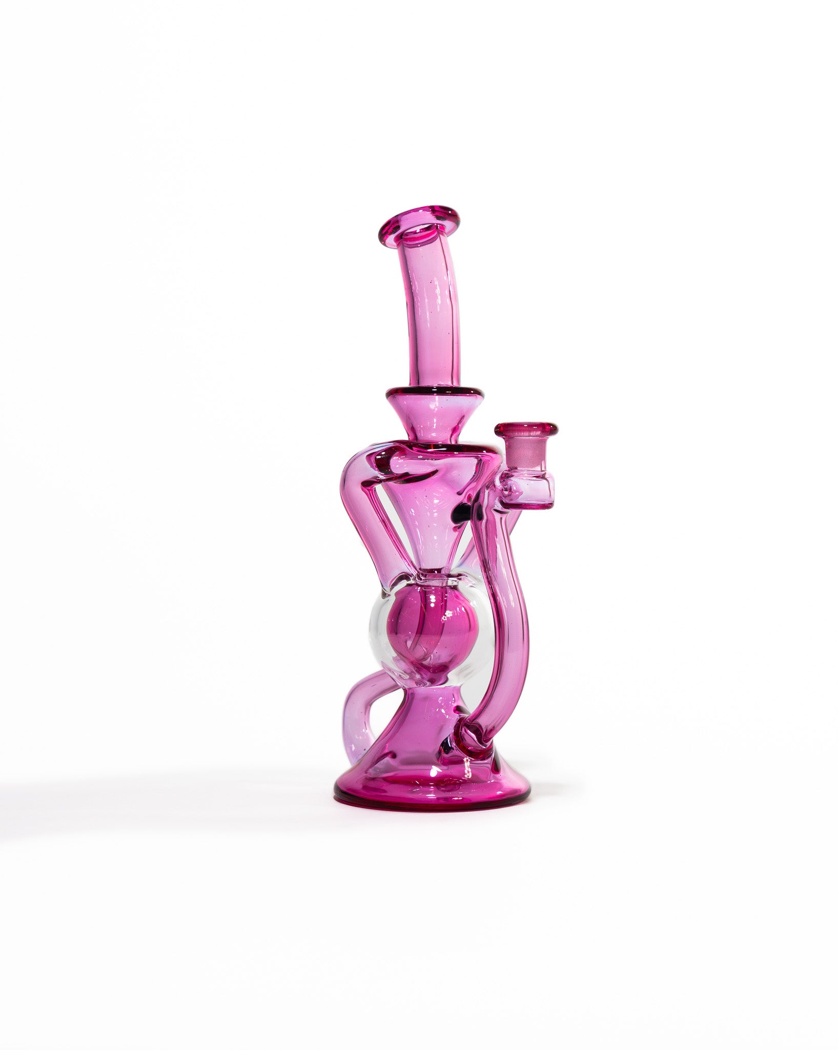 Blew Glass - Dual Uptake Recycler - Pink