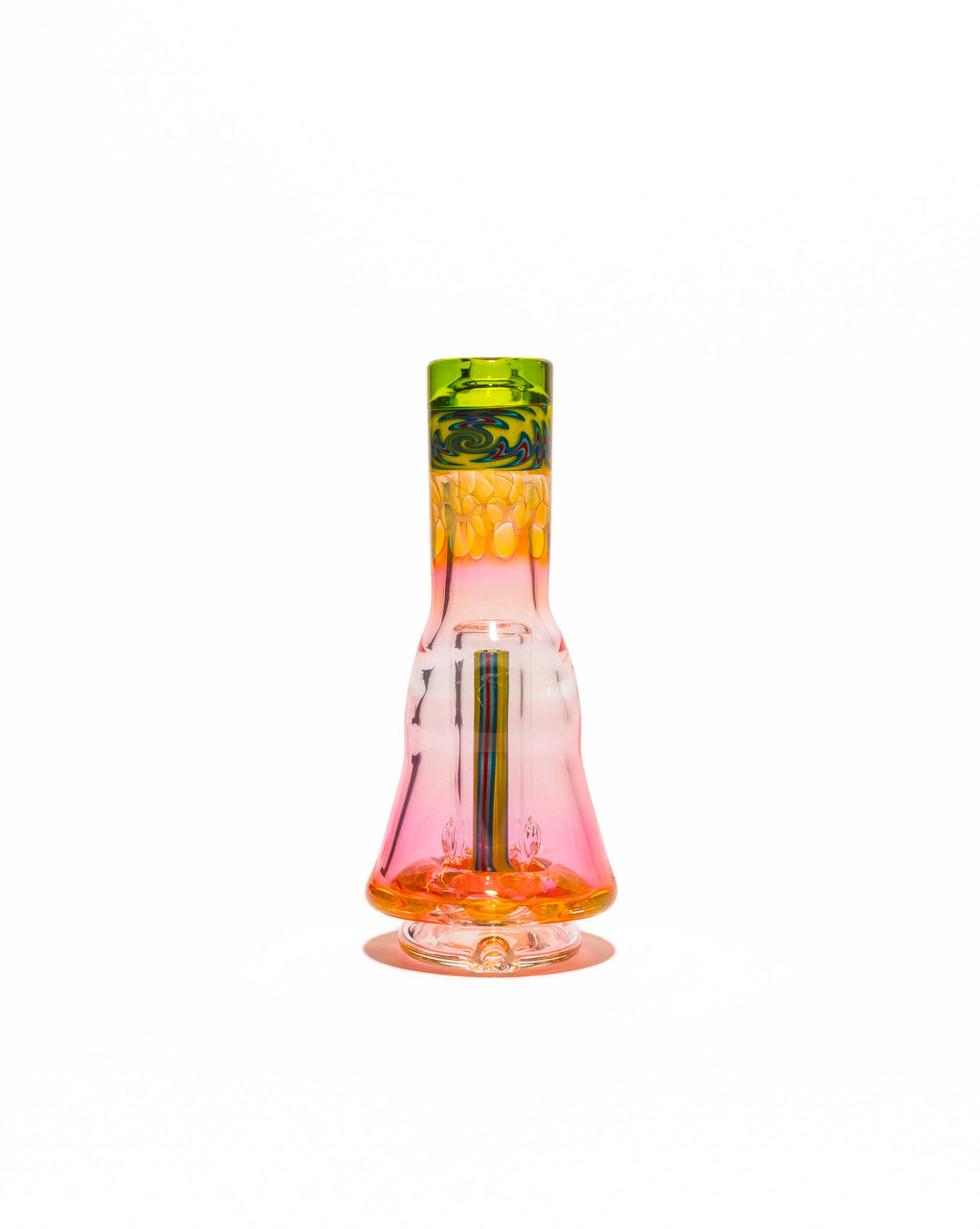 Nes Glass - Puffco Attachment - Green Half Worked (Short)