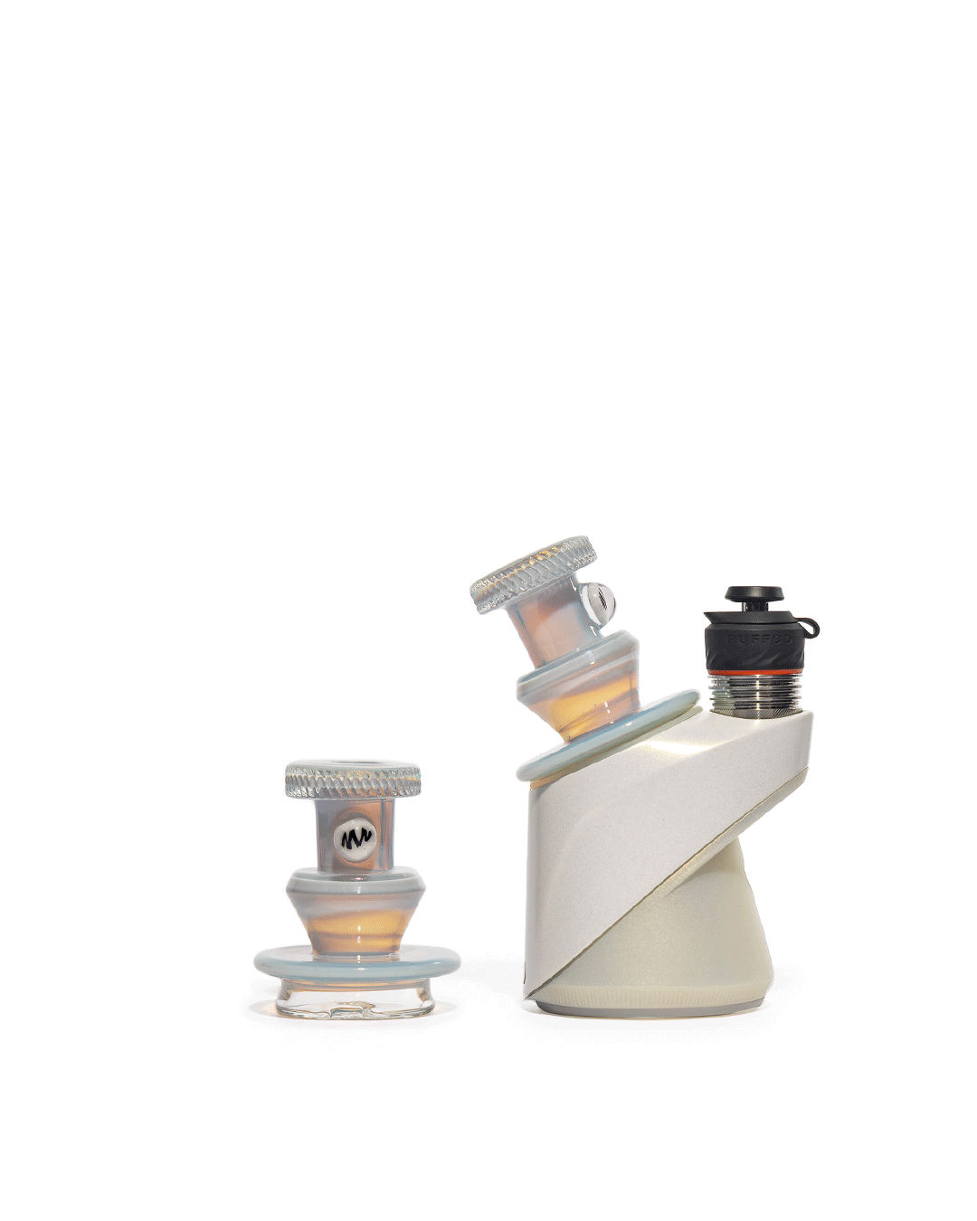 Mac White Glass - Puffco Dry Top Attachment - Mirage (CFL)
