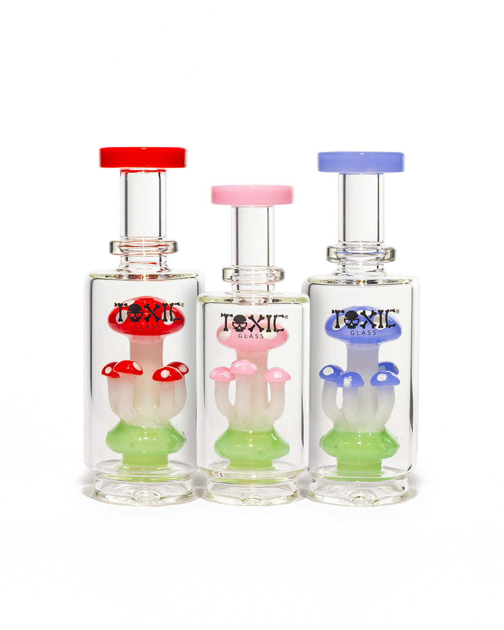 Toxic Glass - Puffco Attachment - Toxic Mushrooms