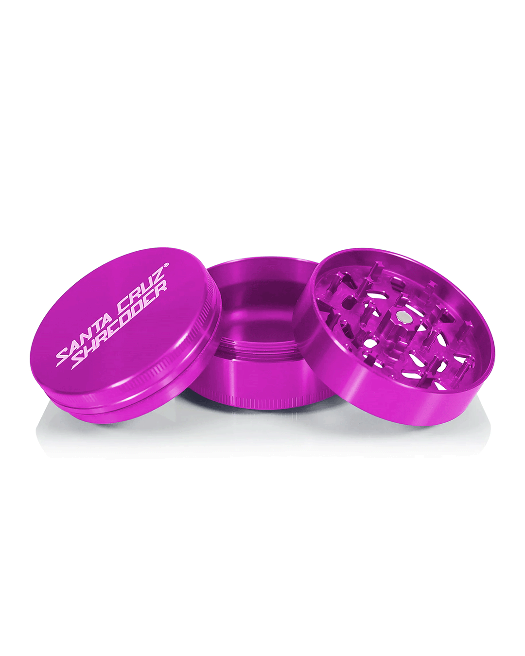 Santa Cruz Shredder - Aluminum 3 Piece Herb Grinders - Large