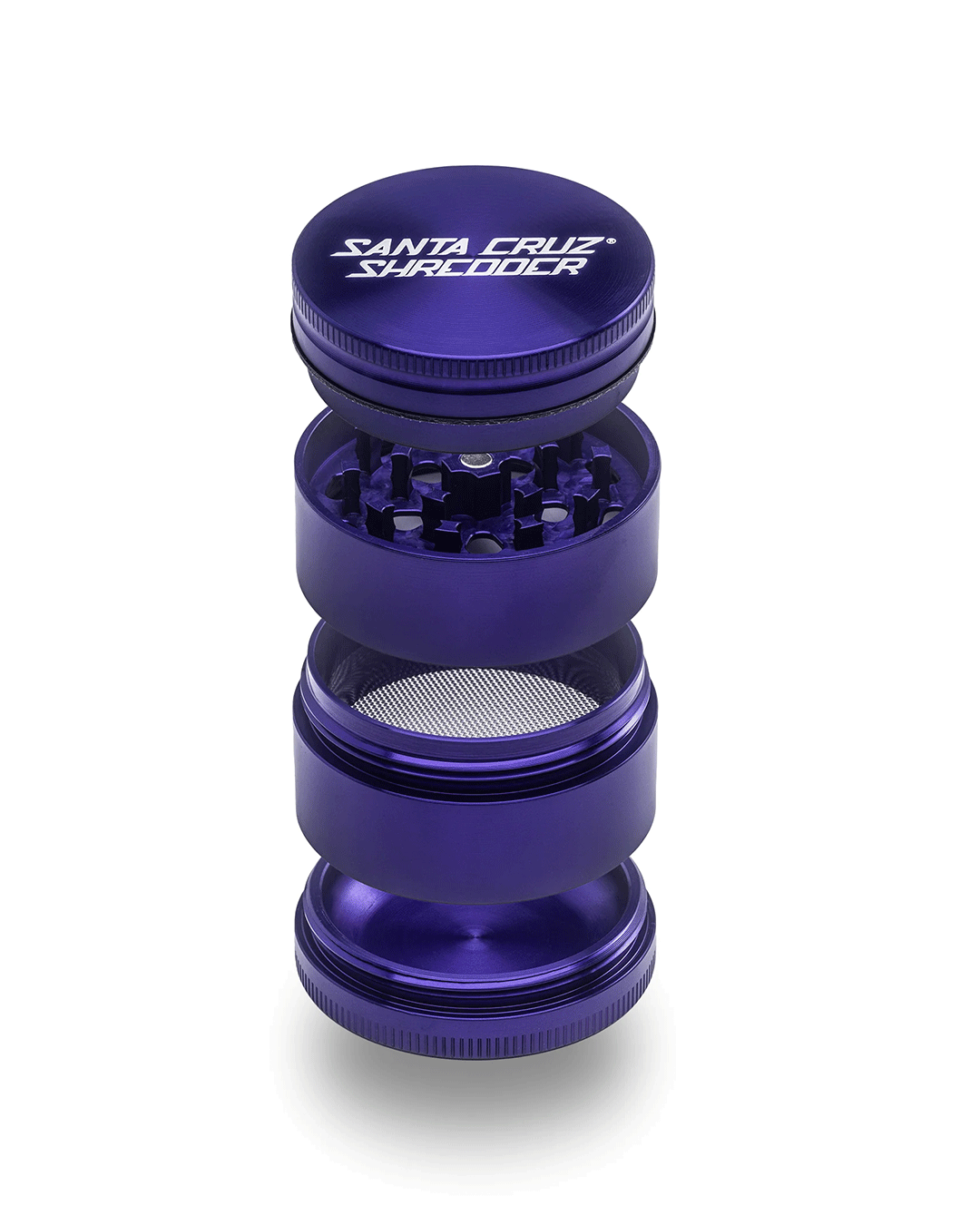 Santa Cruz Shredder - Aluminum 4 Piece Herb Grinders - Medium