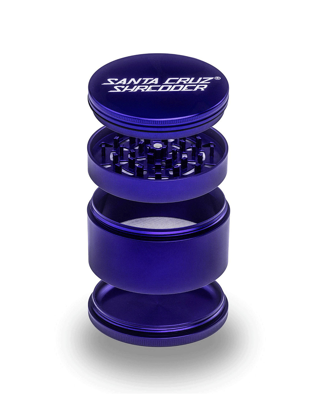 Santa Cruz Shredder - Aluminum 4 Piece Herb Grinders - Jumbo