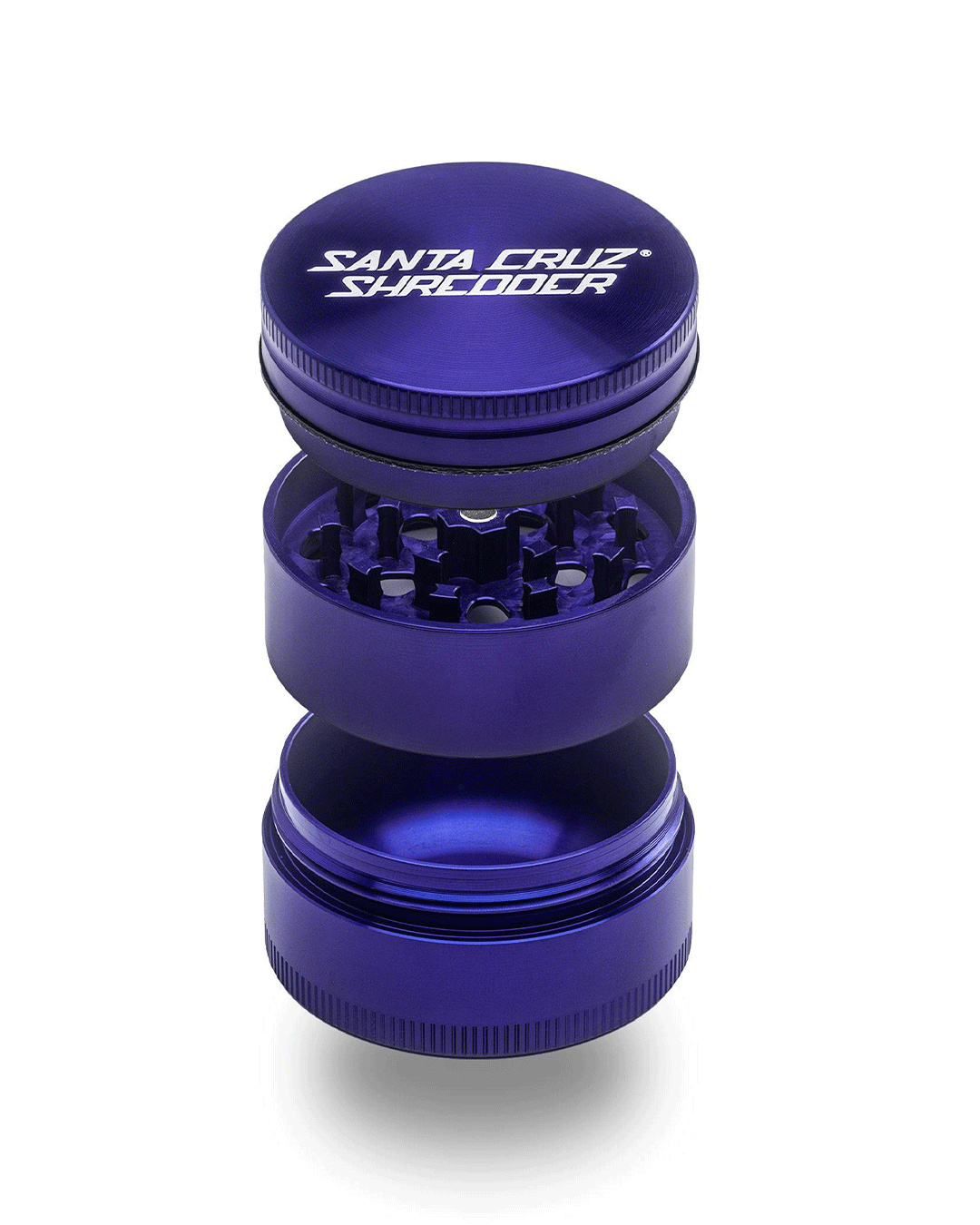 Santa Cruz Shredder - Aluminum 3 Piece Herb Grinders - Medium