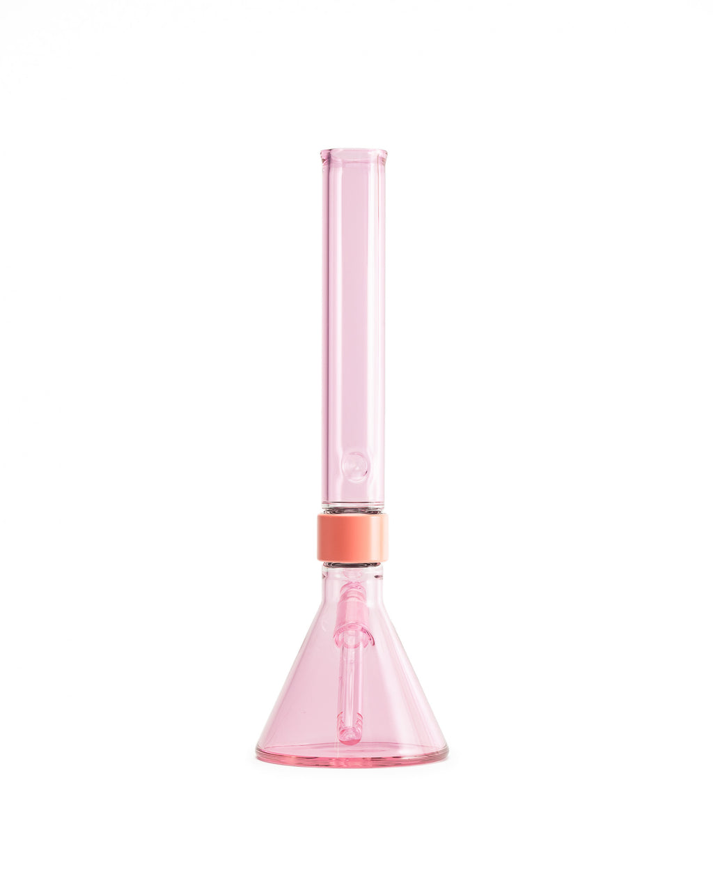 Prism Water Pipes - MINI Tall Monochrome Beaker Single Stack - Pink Lemonade (Copy)