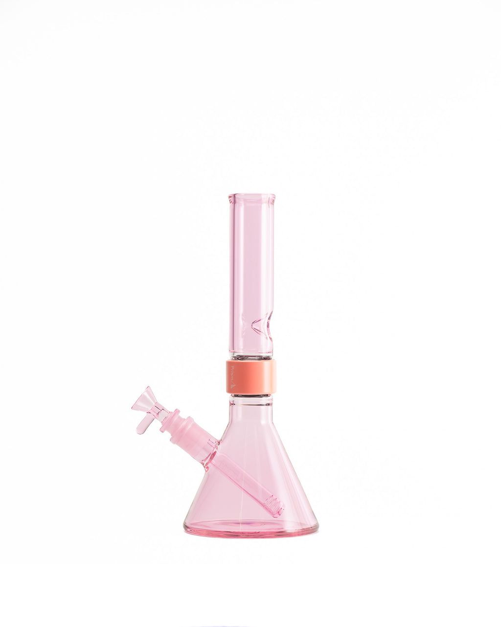 Prism Water Pipes - MINI Standard Monochrome Beaker Single Stack - Pink Lemonade