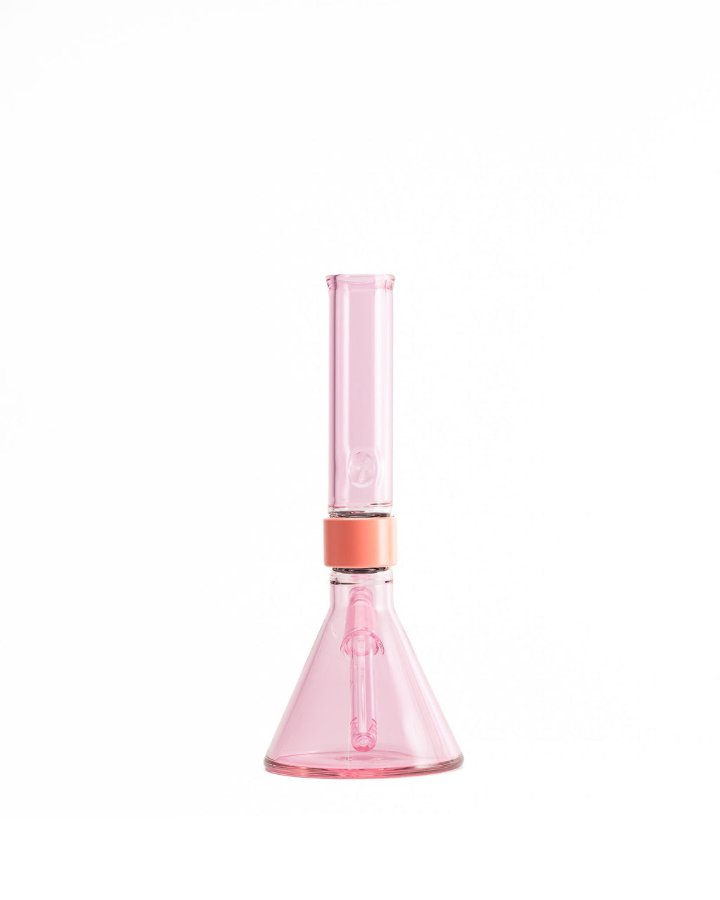 Prism Water Pipes - MINI Standard Monochrome Beaker Single Stack - Pink Lemonade