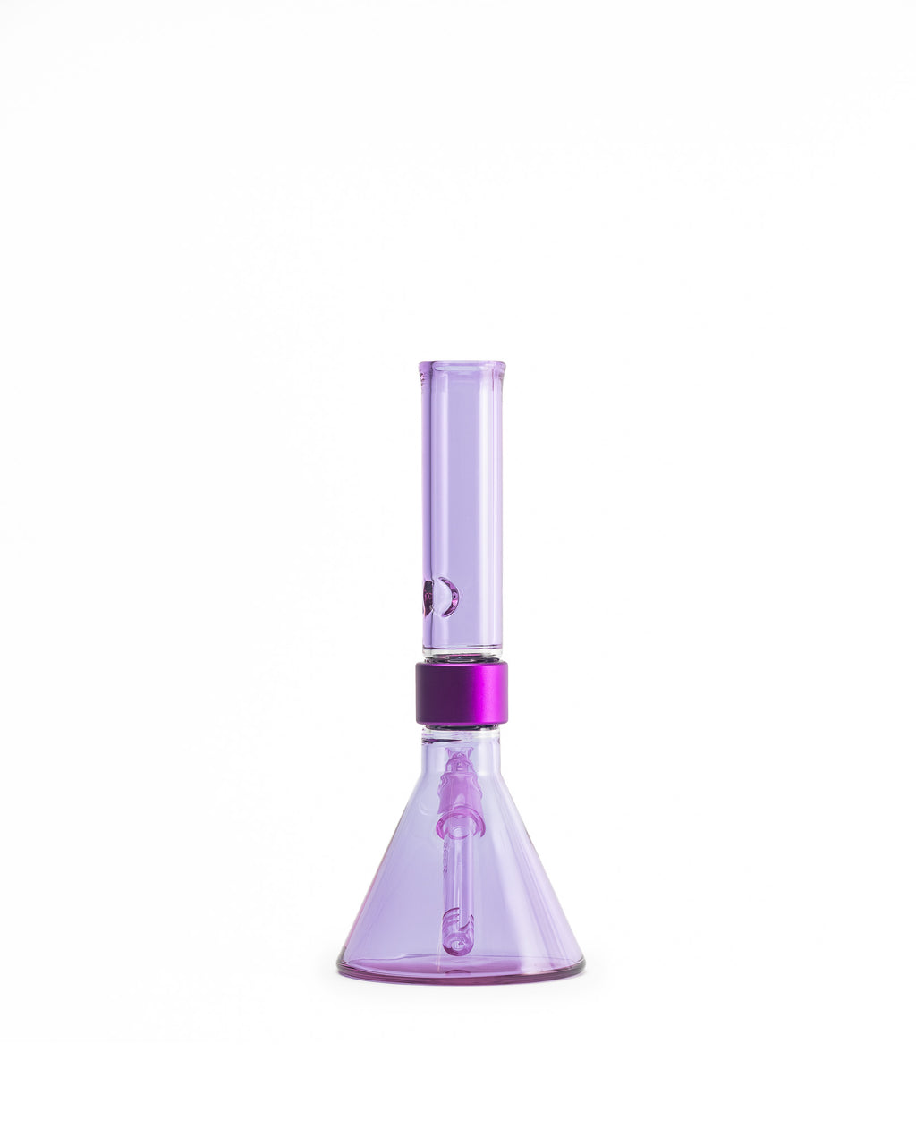 Prism Water Pipes - MINI Standard Monochrome Beaker Single Stack - Grape Jolly Rancher