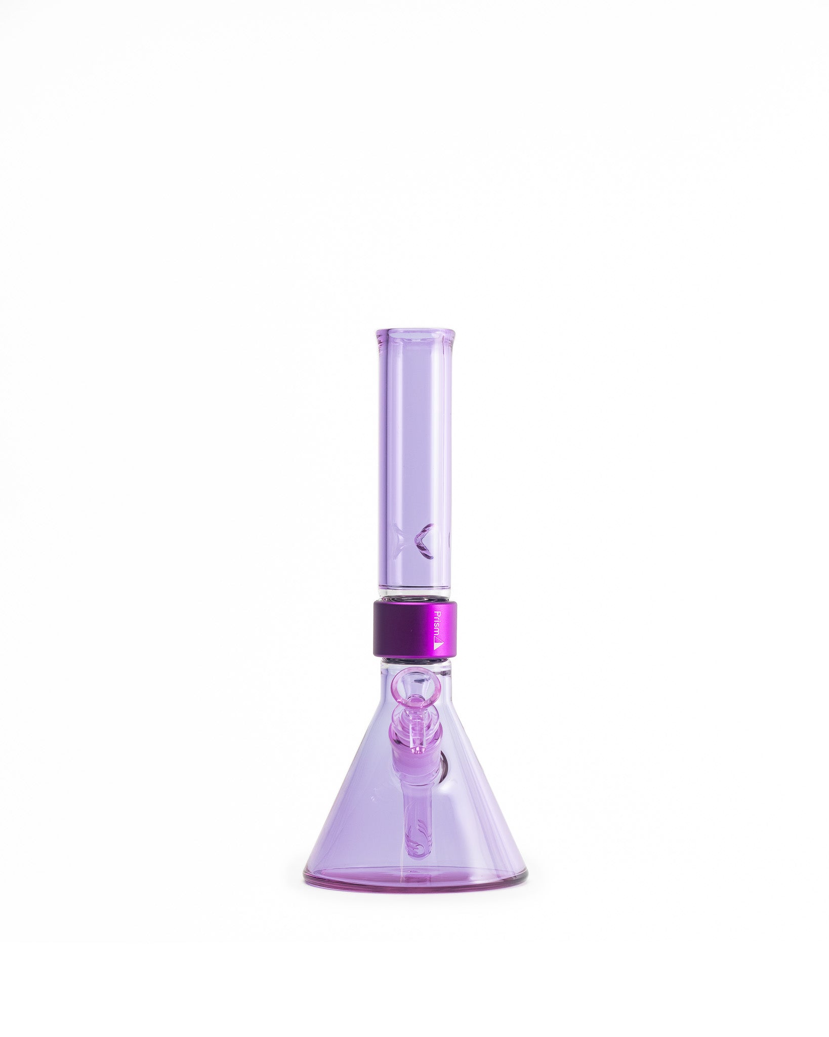 Prism Water Pipes - MINI Standard Monochrome Beaker Single Stack - Grape Jolly Rancher
