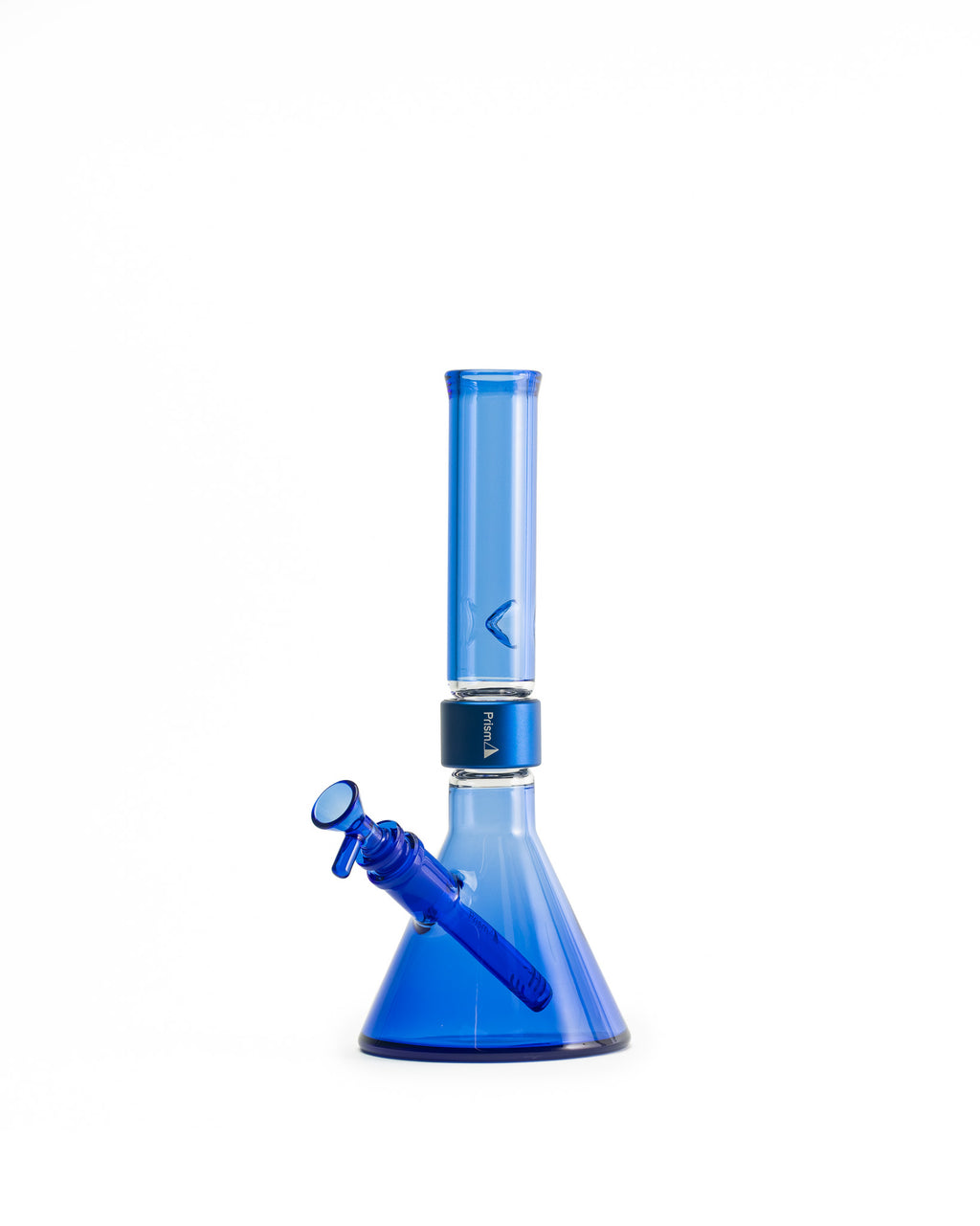 Prism Water Pipes - MINI Standard Monochrome Beaker Single Stack - Blueberry