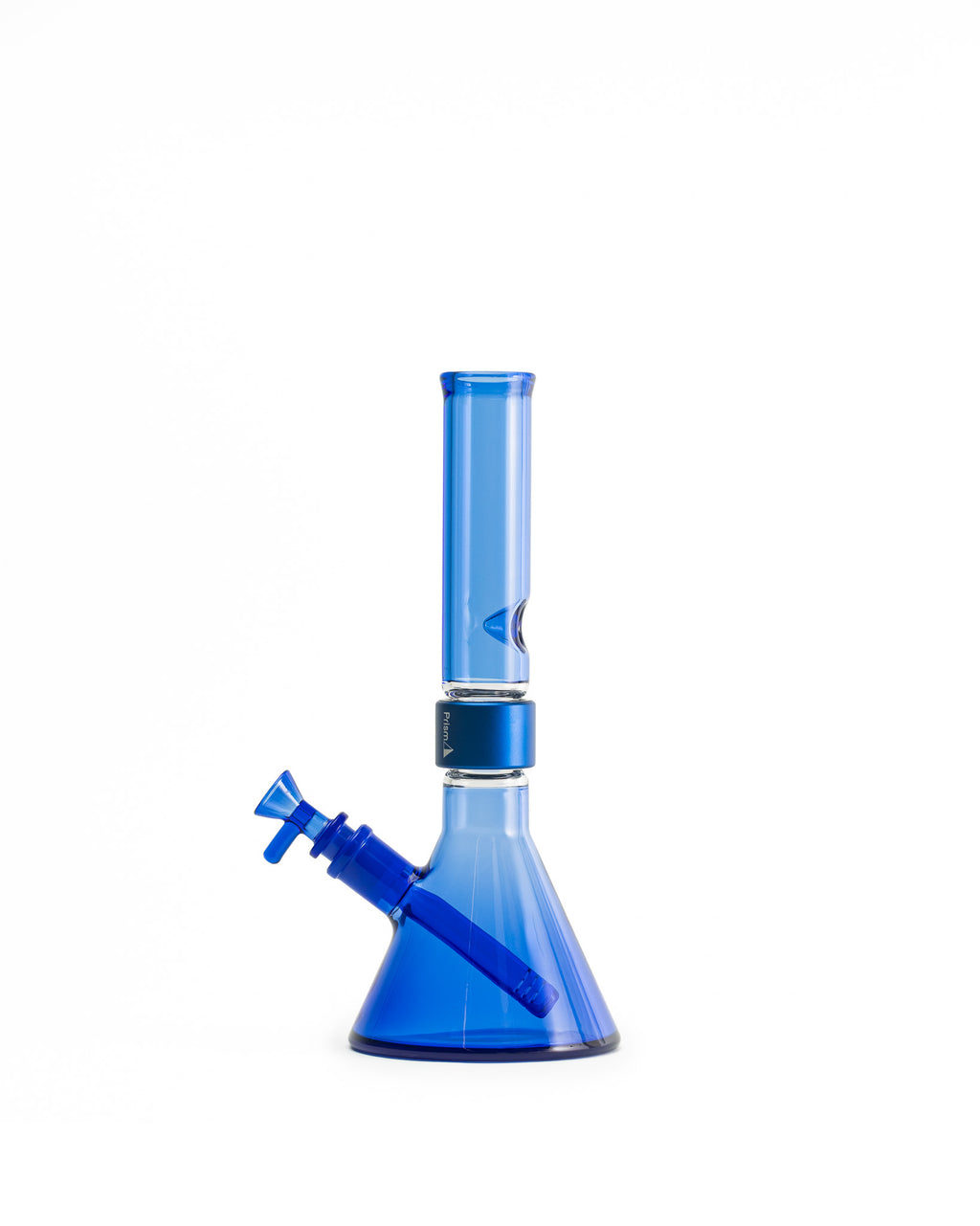 Prism Water Pipes - MINI Standard Monochrome Beaker Single Stack - Blueberry
