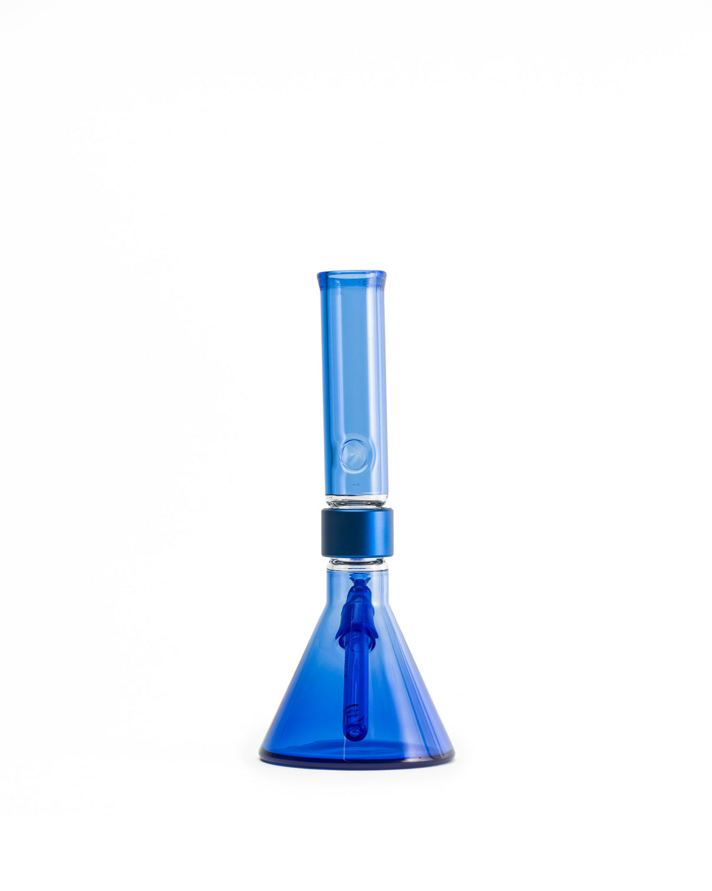 Prism Water Pipes - MINI Standard Monochrome Beaker Single Stack - Blueberry